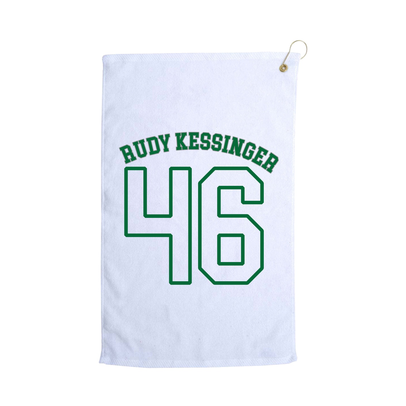 Golf Towel — Shirsey Arch in White