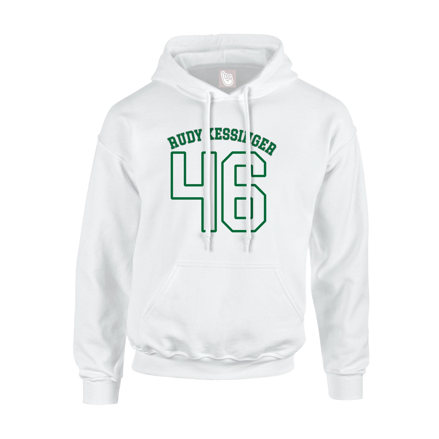 Hoodie — Shirsey Arch in White