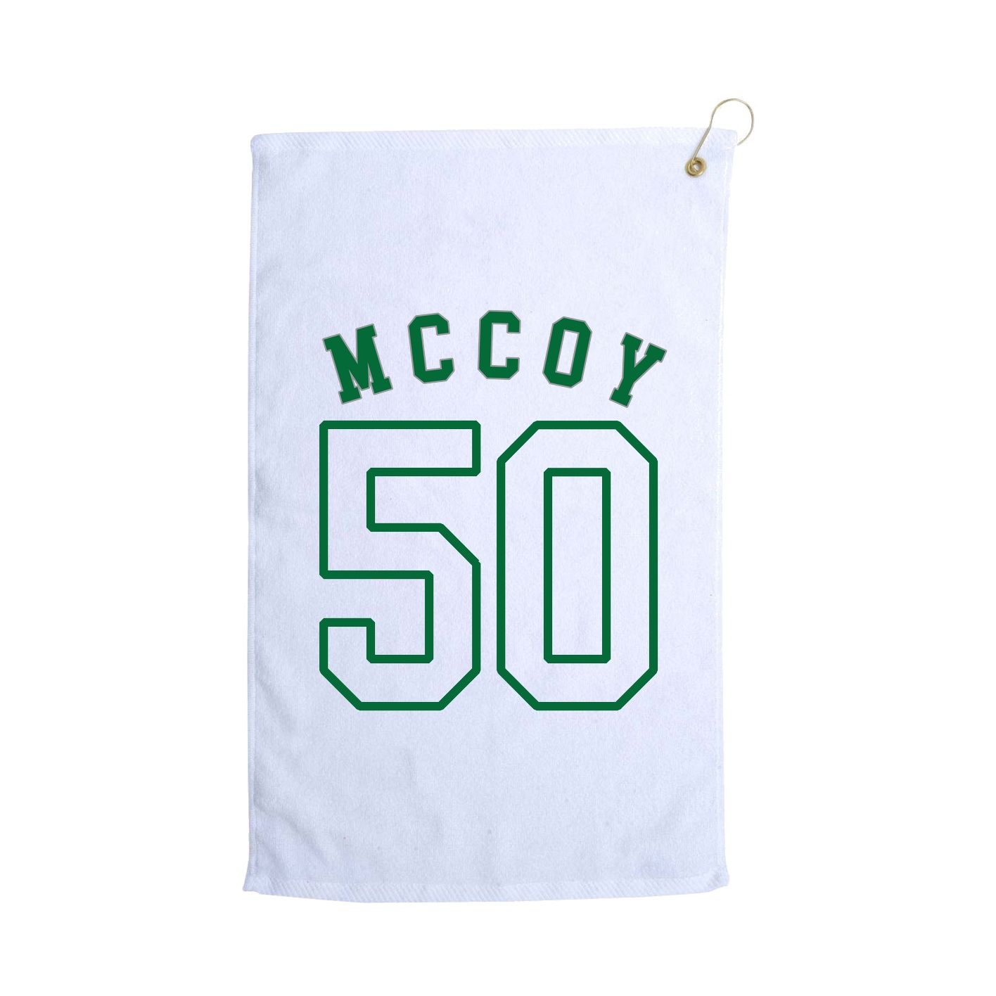 Golf Towel — Shirsey Arch in White