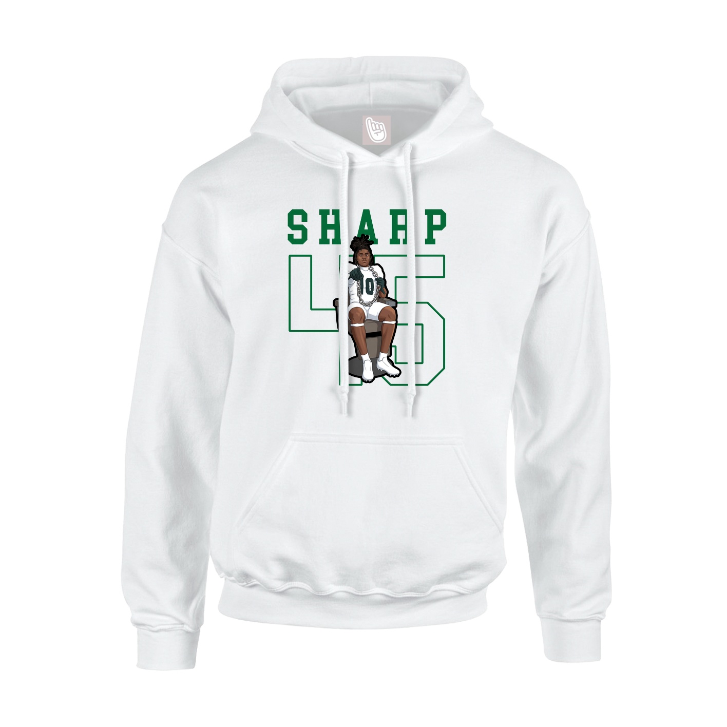 Youth Hoodie — Shirsey in White