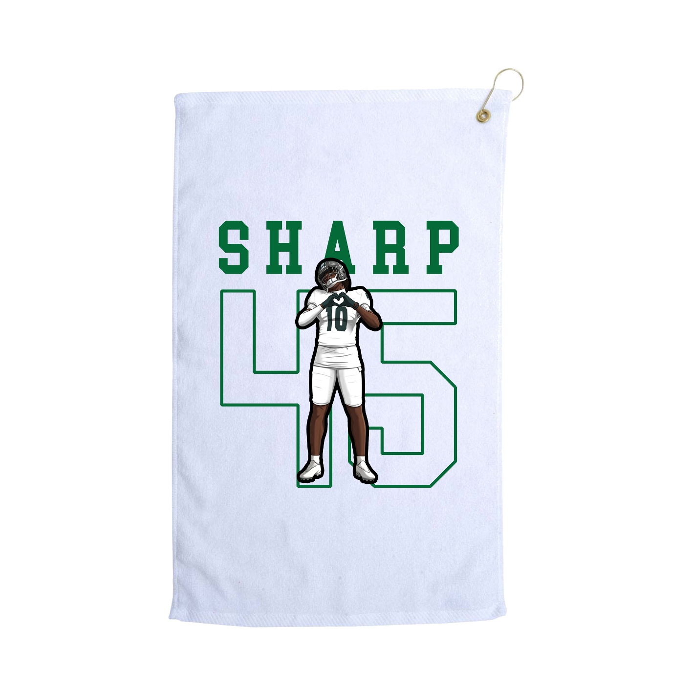 Golf Towel — Shirsey in White