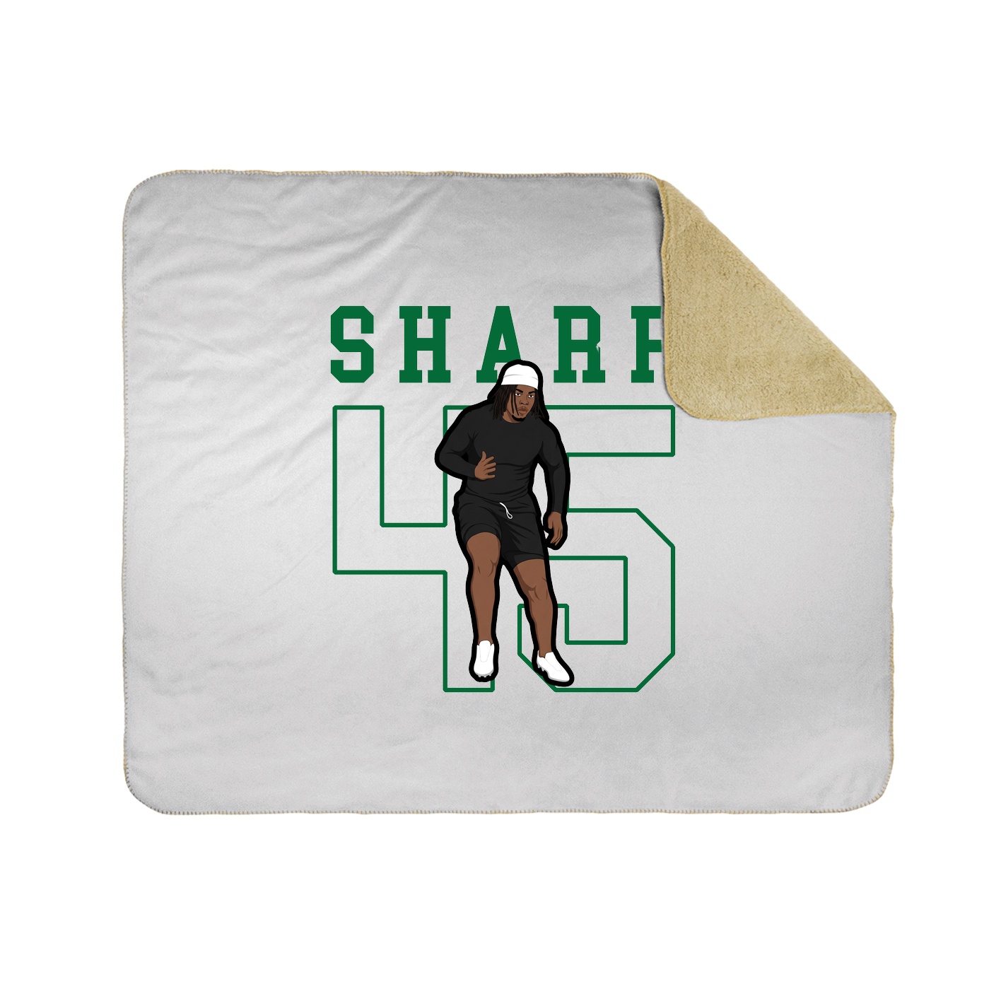 Throw Blanket — Shirsey in White