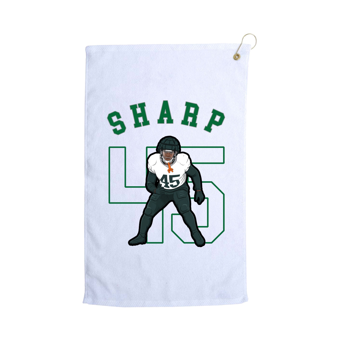 Golf Towel — Shirsey Arch in White