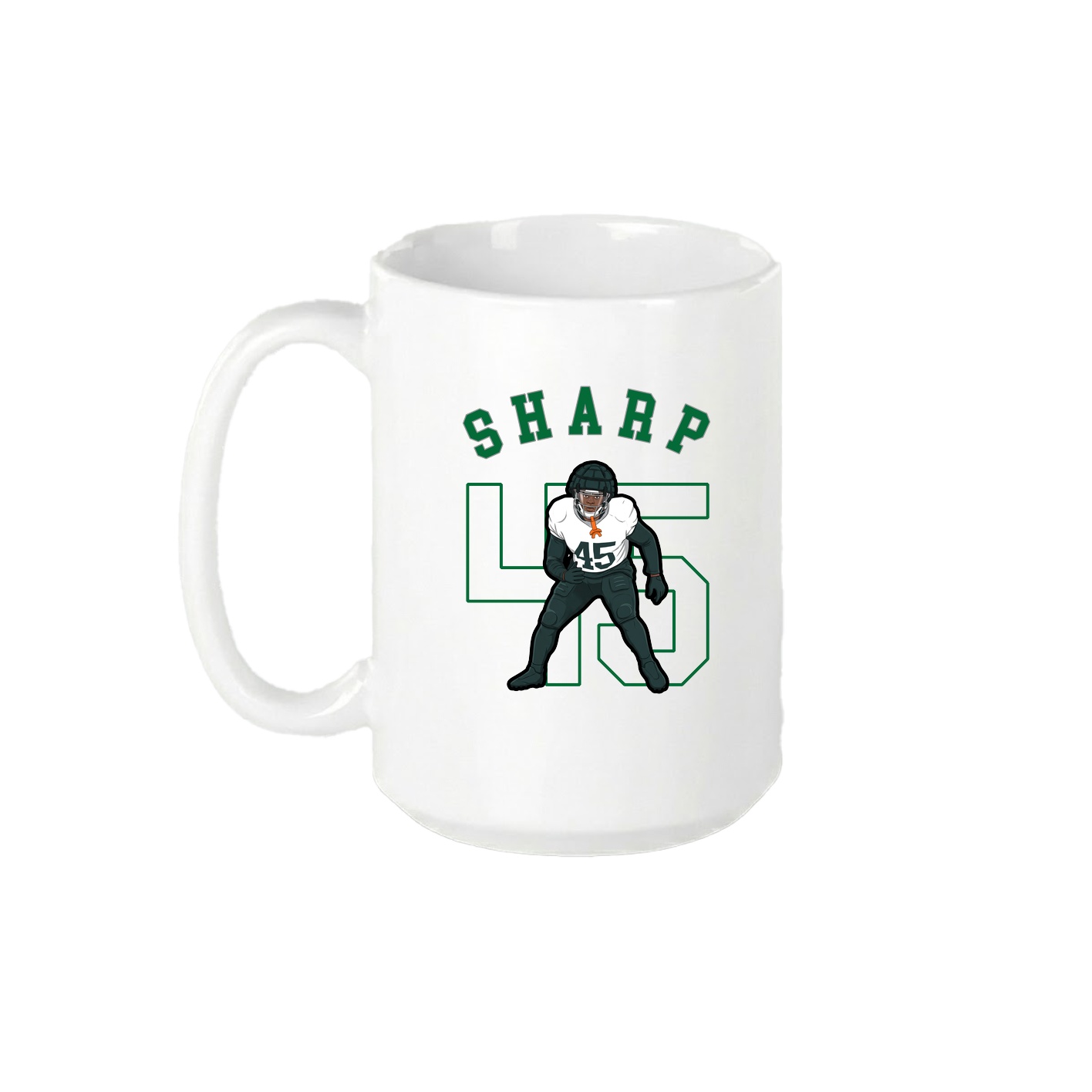 15oz Coffee Mug — Shirsey Arch in White