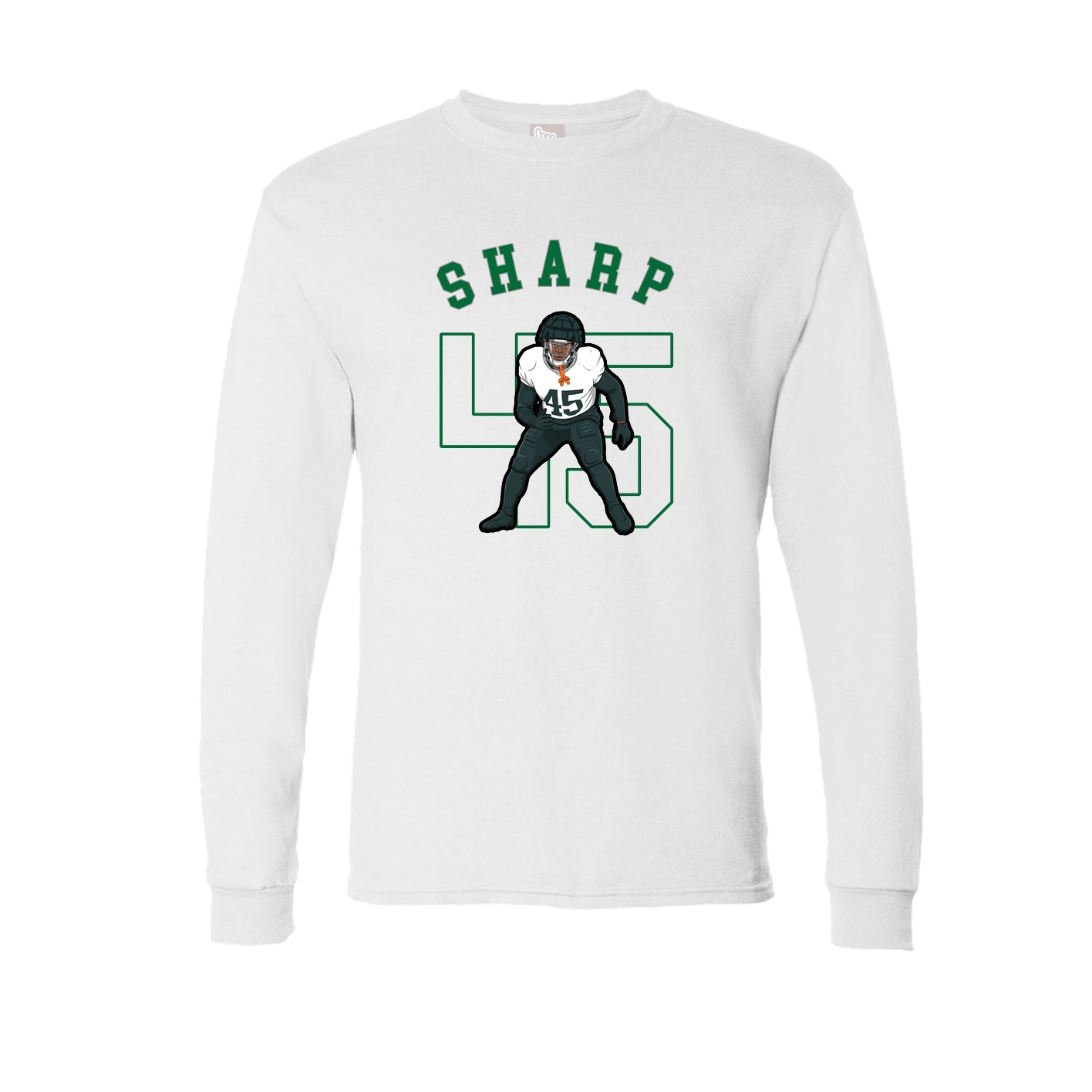 Long Sleeve Tee — Shirsey Arch in White