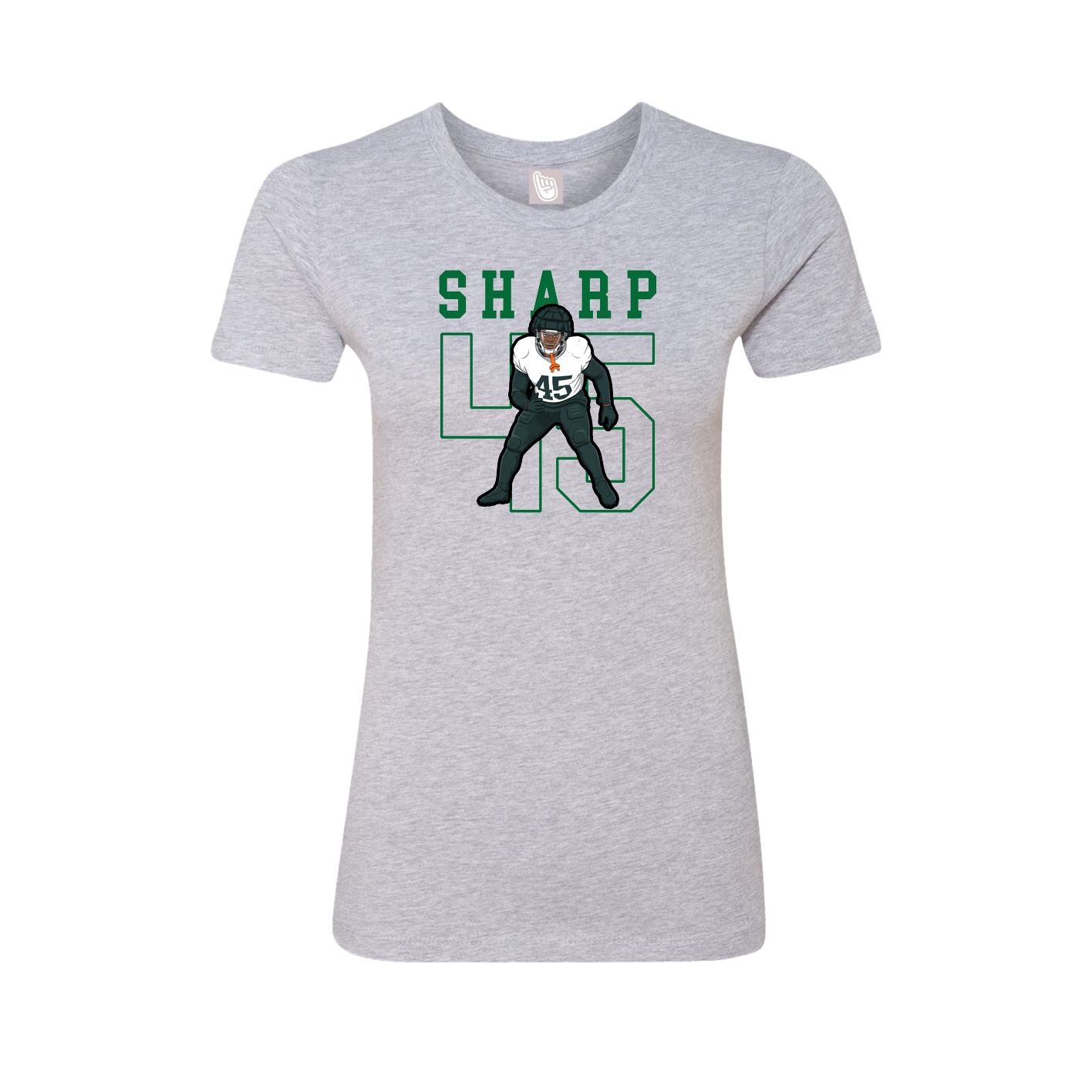 Fitted Women's Tee — Shirsey in Grey