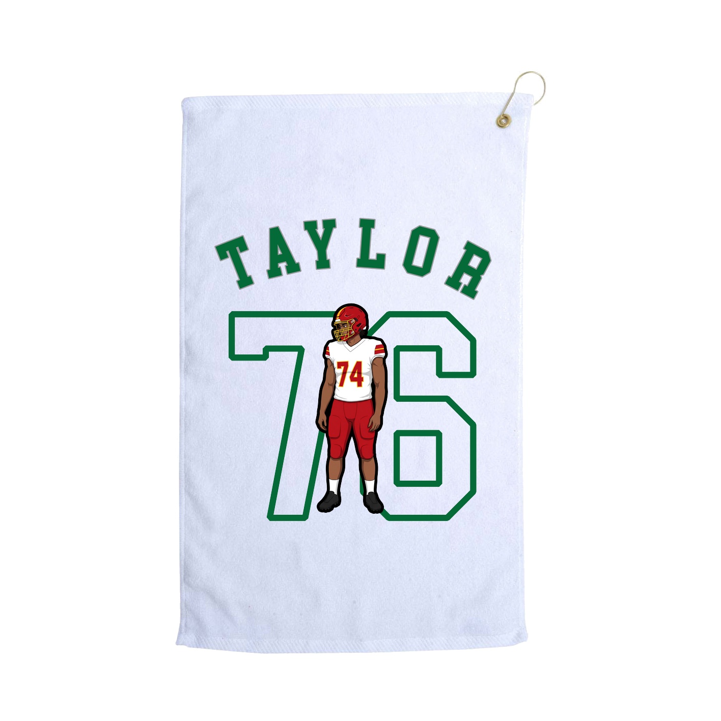 Golf Towel — Shirsey Arch in White