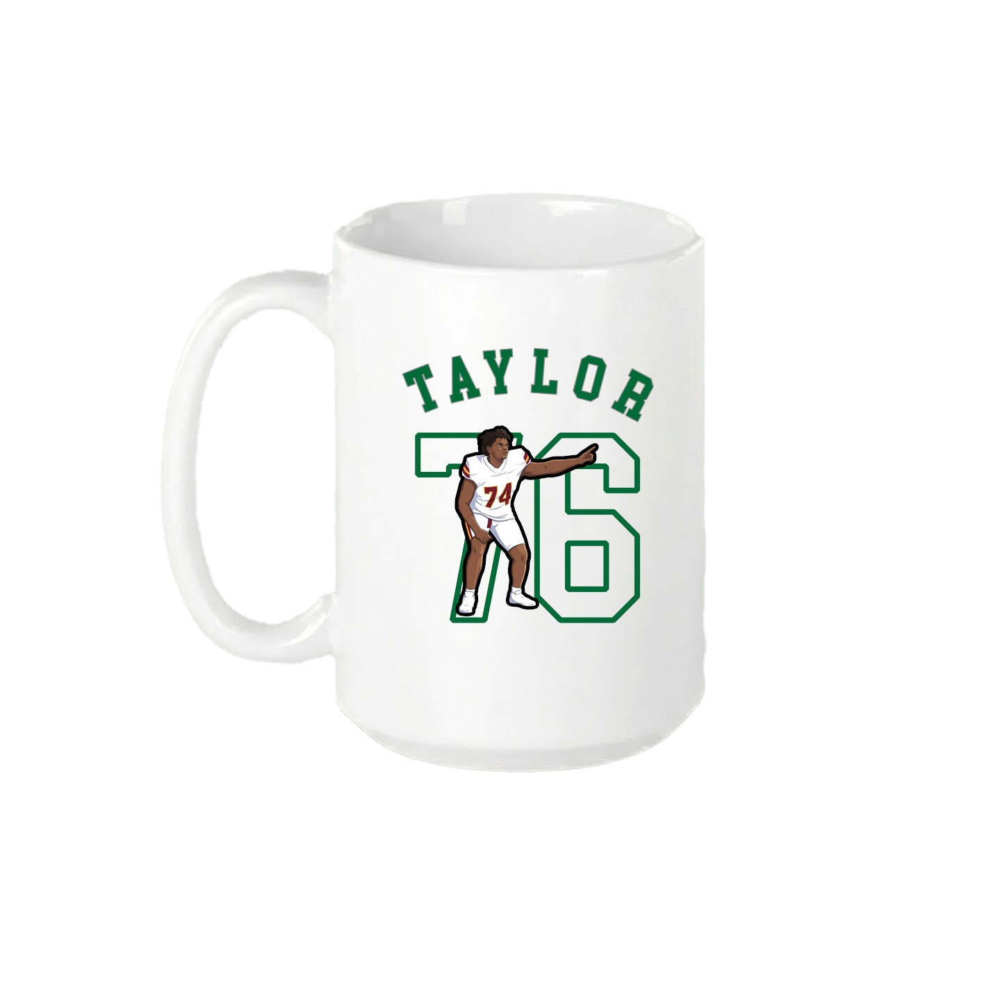 15oz Coffee Mug — Shirsey Arch in White