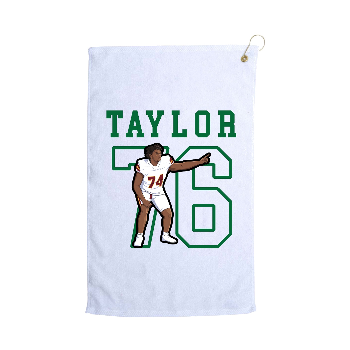 Golf Towel — Shirsey in White