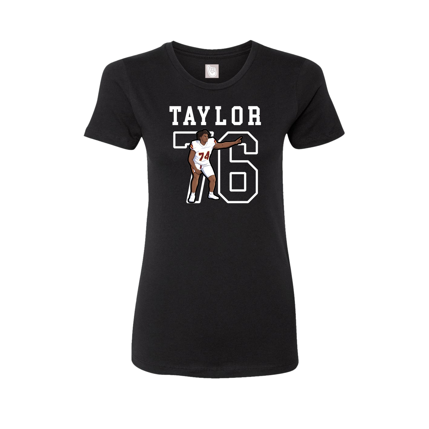 Fitted Women's Tee — Shirsey in Black