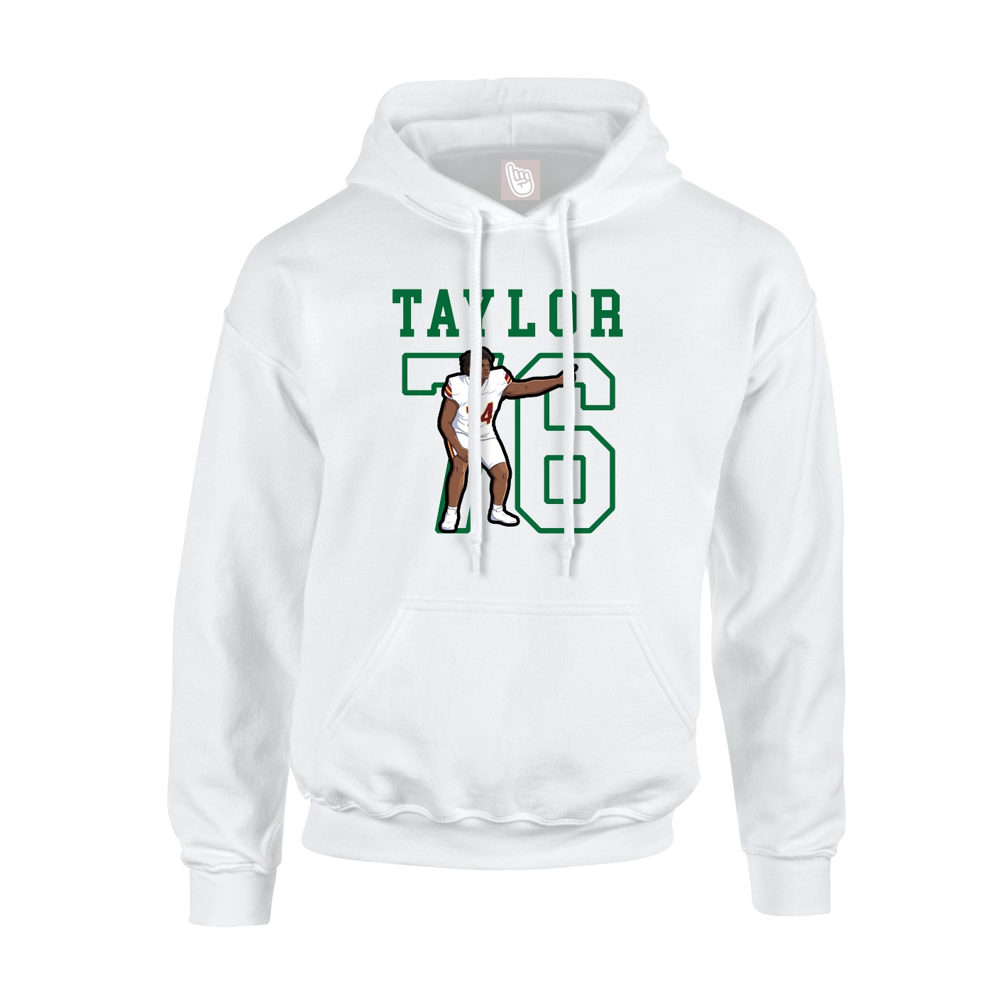 Hoodie — Shirsey in White