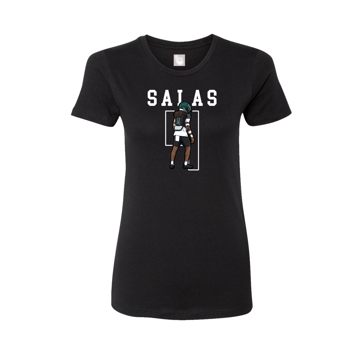 Fitted Women's Tee — Shirsey in Black