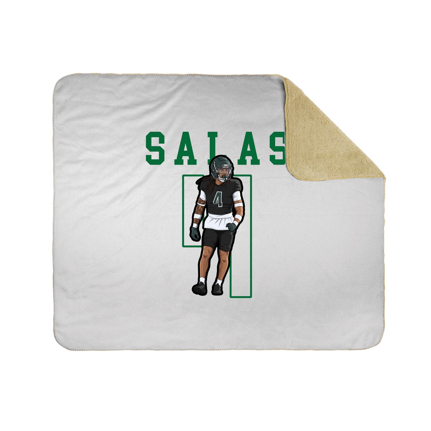50x60 Sherpa Lined Throw Blanket