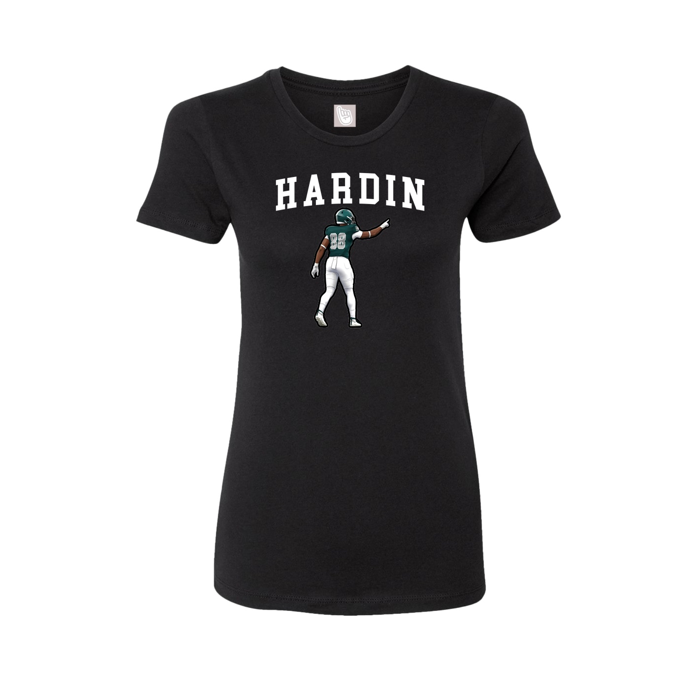 Fitted Women's Tee — Shirsey in Black