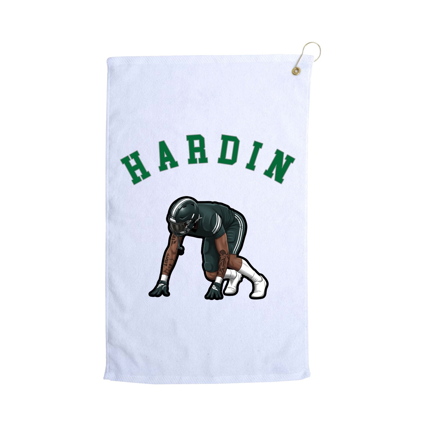 Golf Towel — Shirsey Arch in White