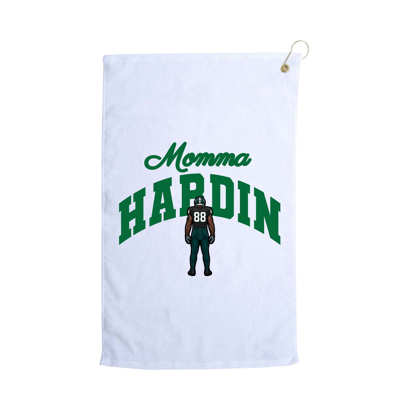 Golf Towel — Mothers Day Arch in White