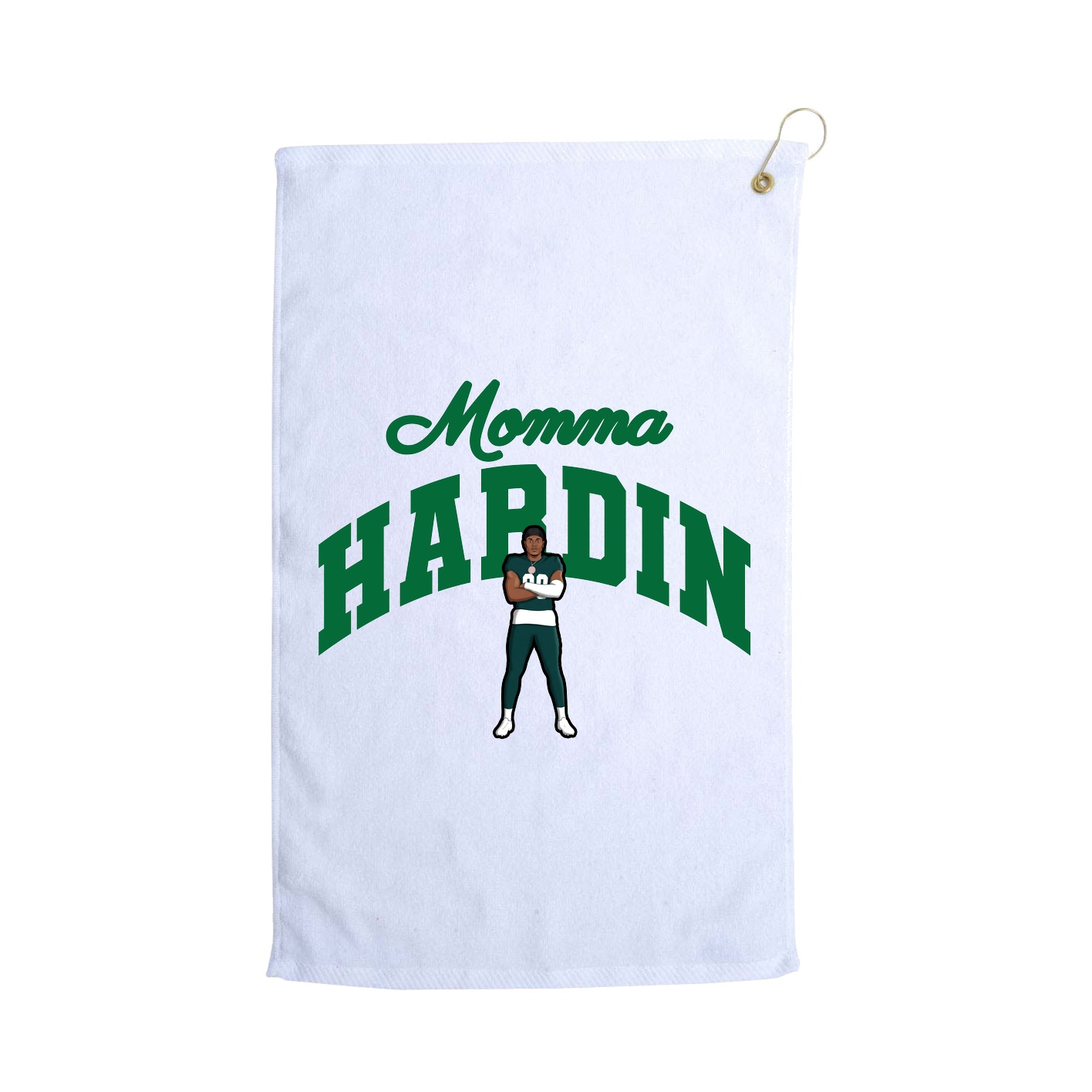 Golf Towel — Mothers Day Arch in White