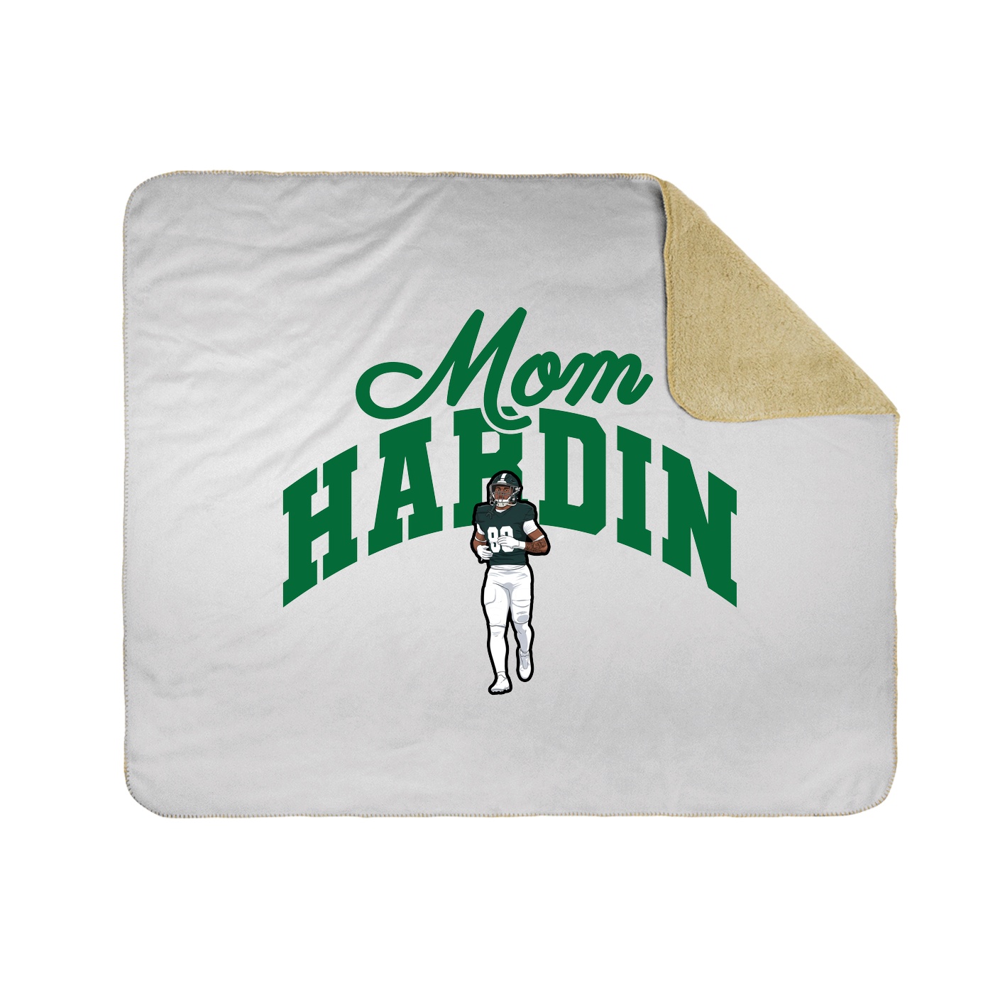 Throw Blanket — Mothers Day Arch in White