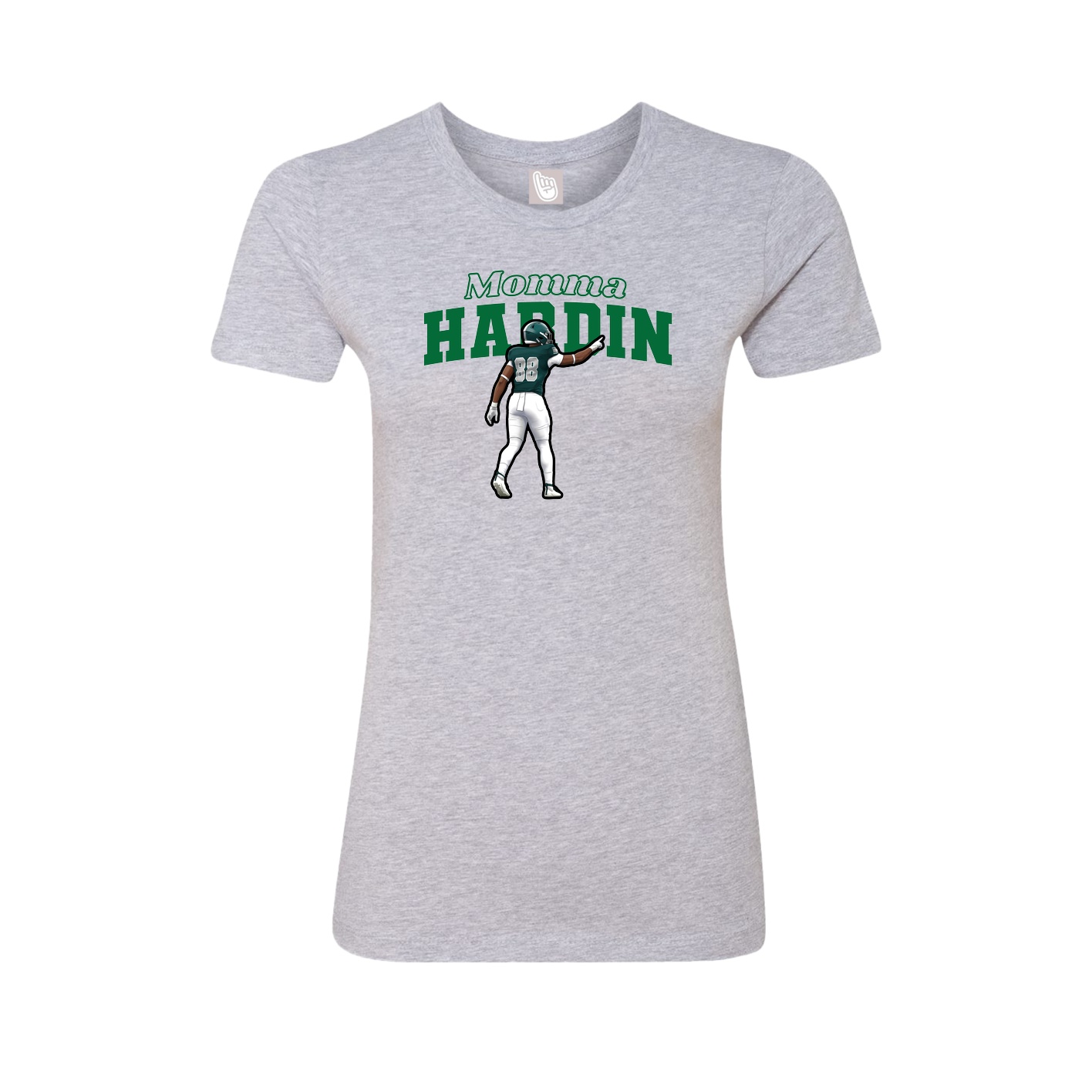 Womens Tee — Mothers Day Block in Grey