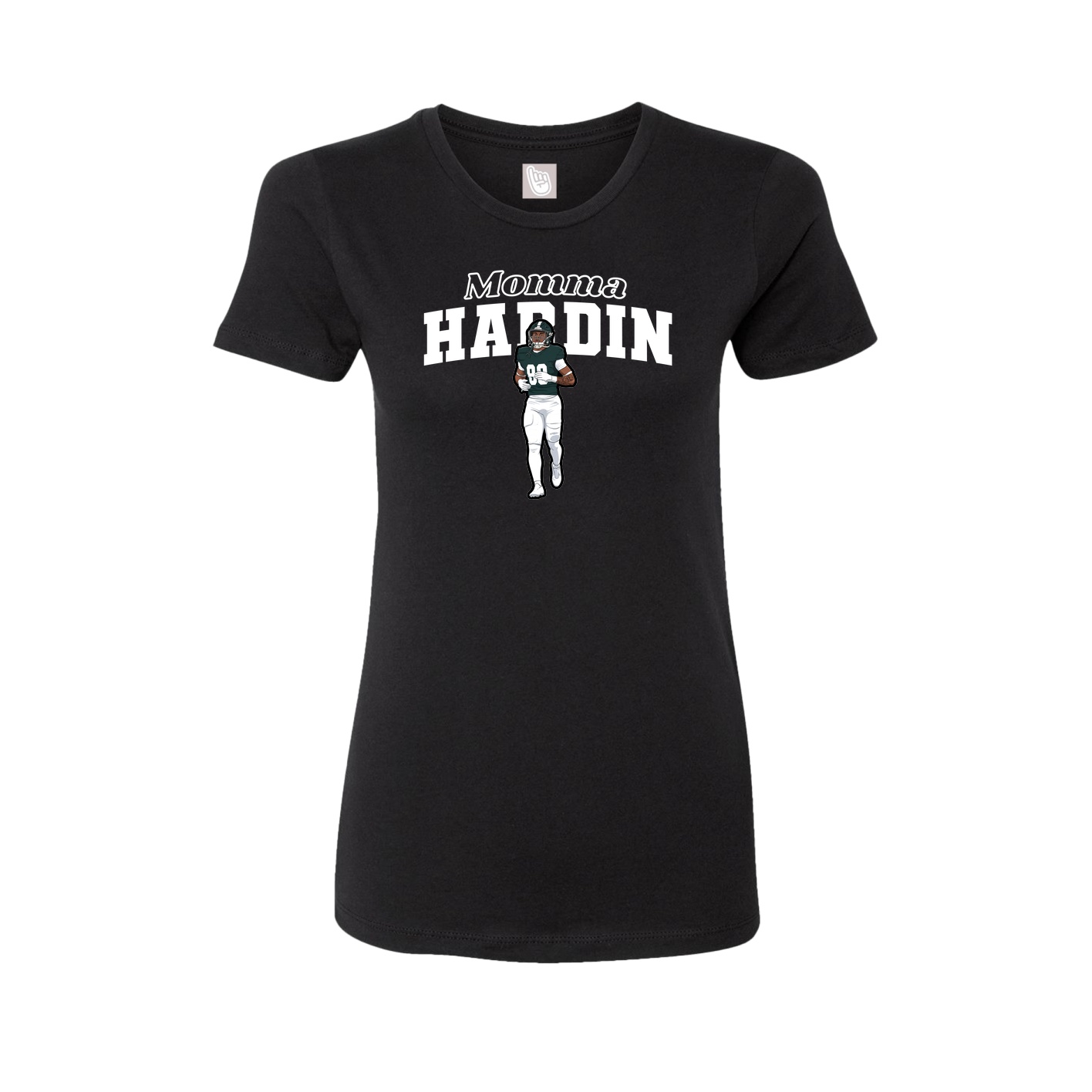 Womens Tee — Mothers Day Block in Black