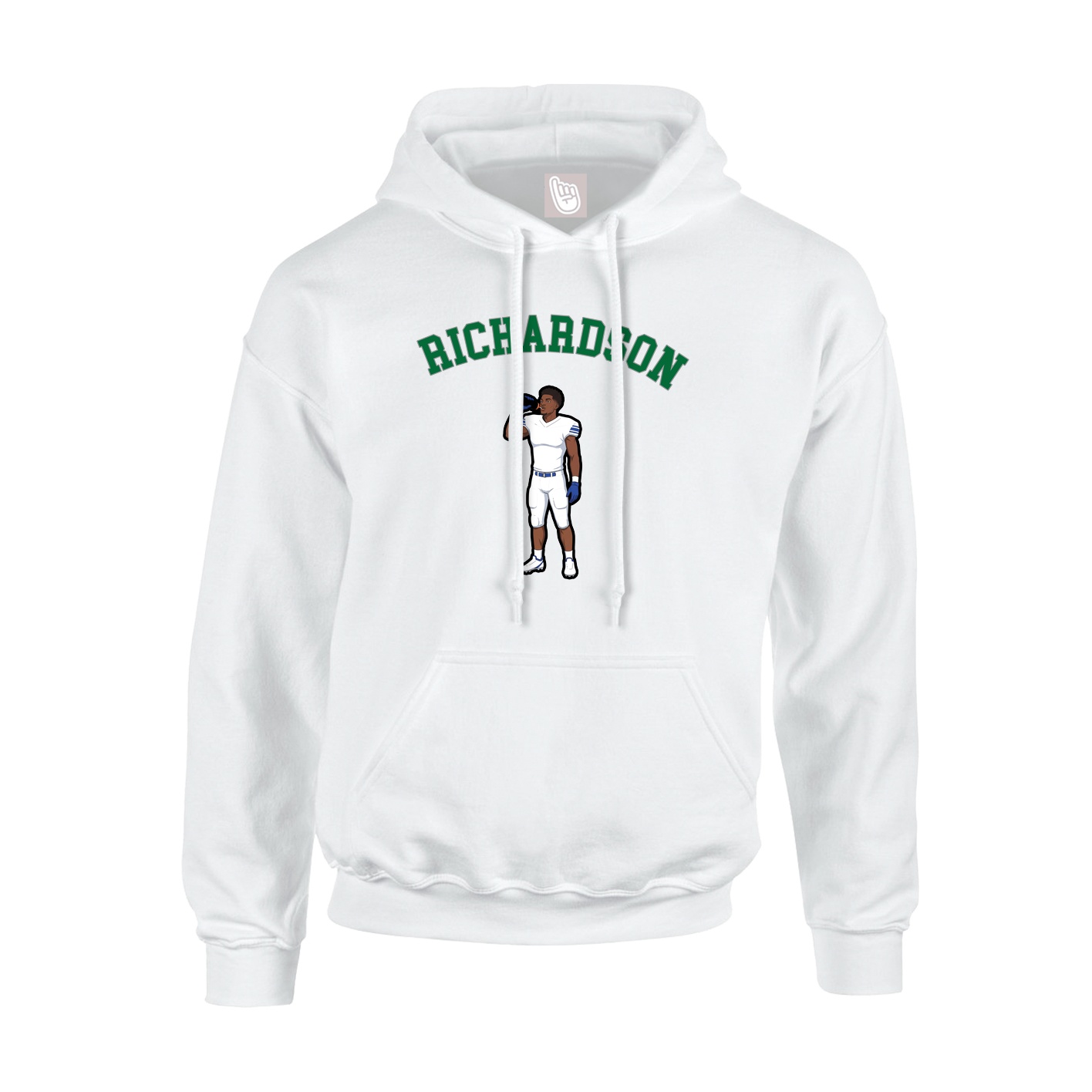 Hoodie — Shirsey Arch in White