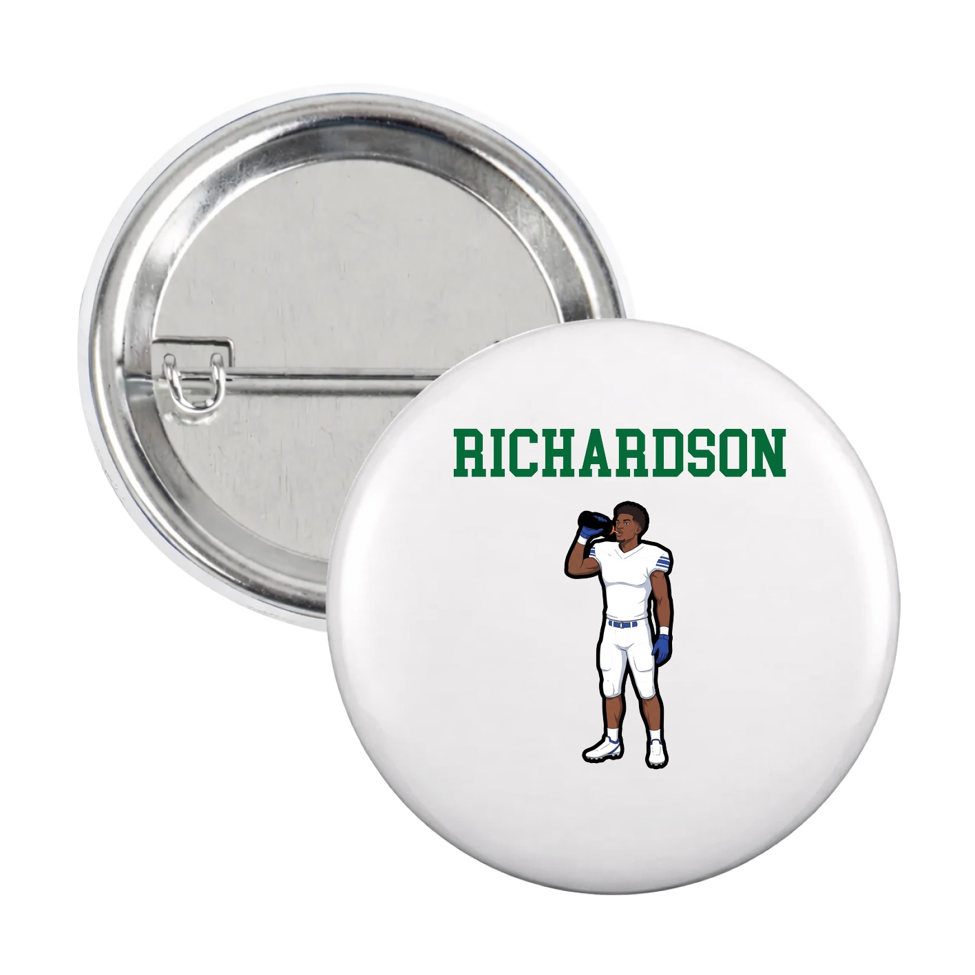 Game Day Button — Shirsey in White