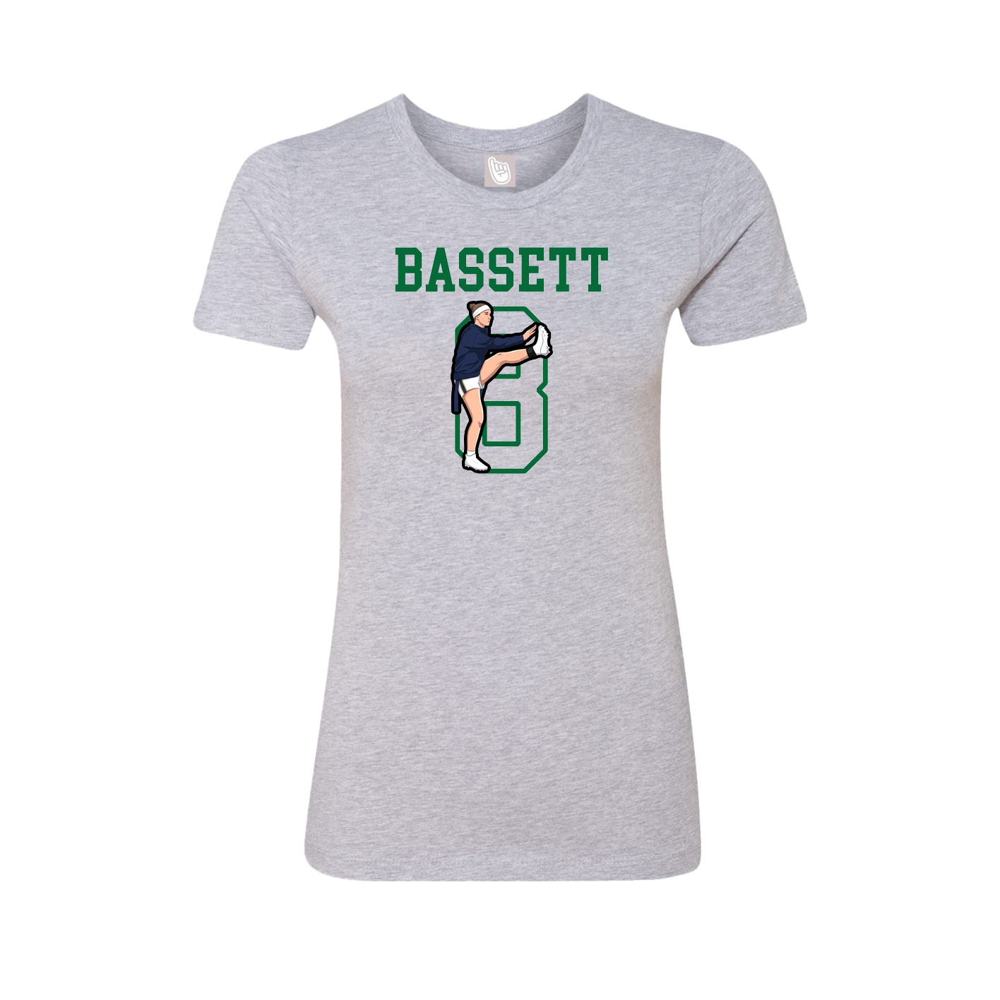 Fitted Women's Tee — Shirsey in Grey