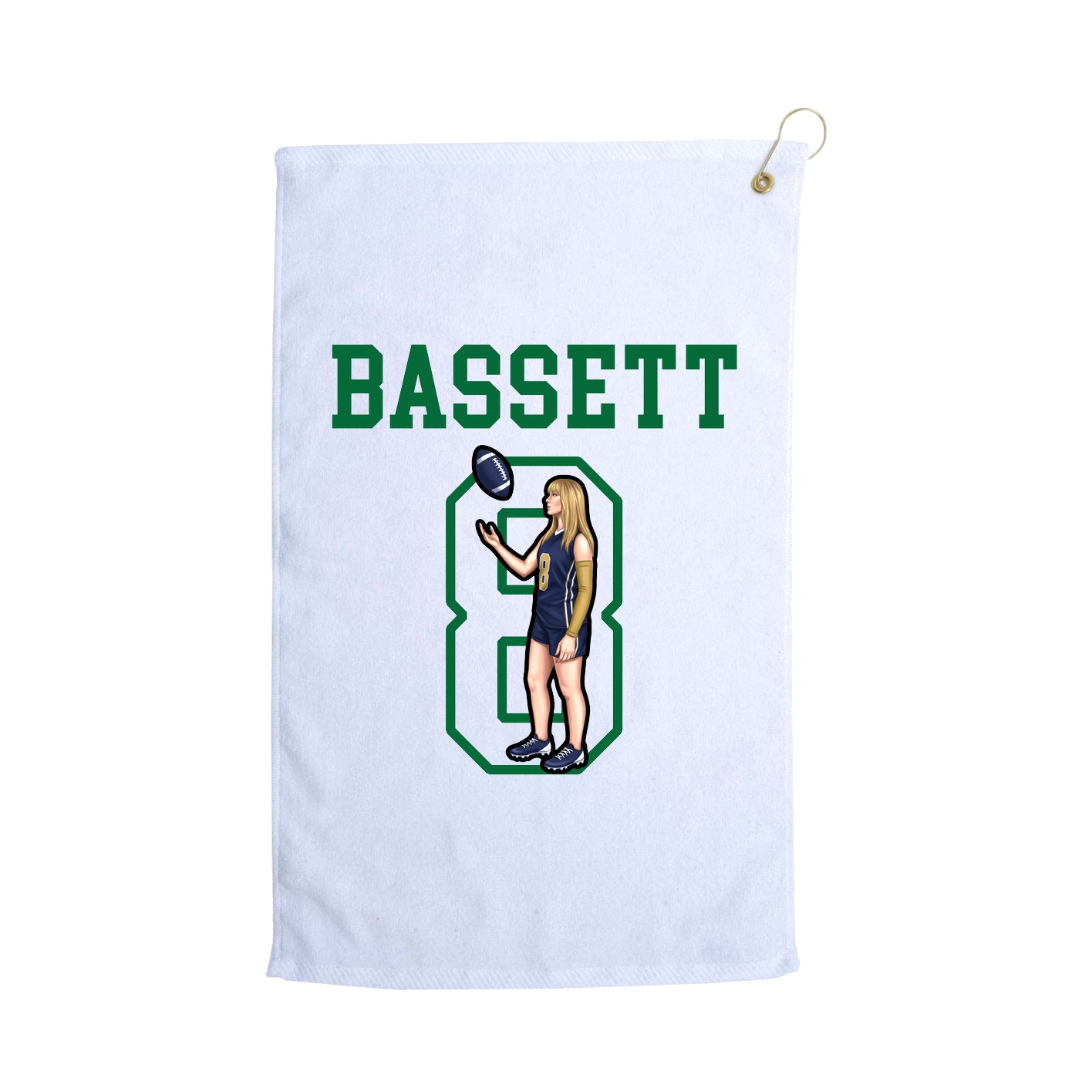 Golf Towel — Shirsey in White