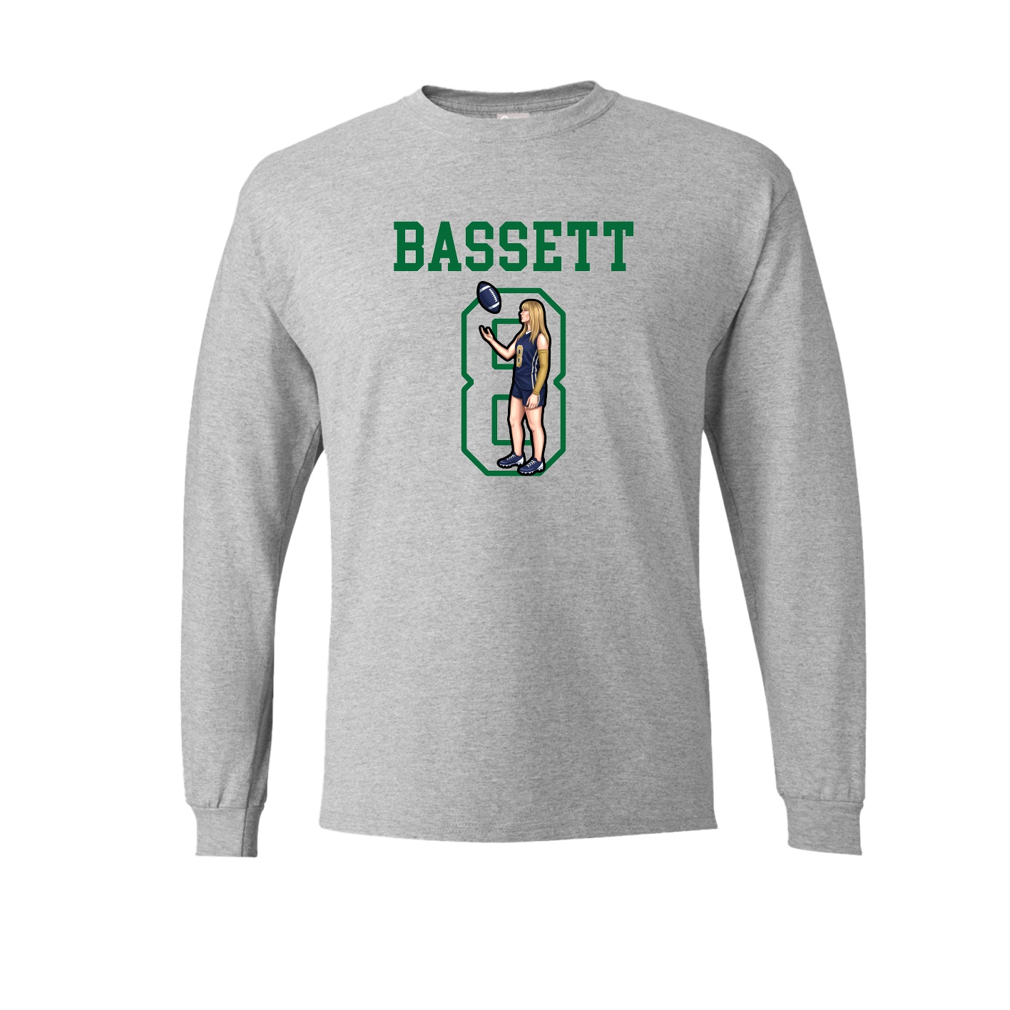 Long Sleeve Tee — Shirsey in Grey