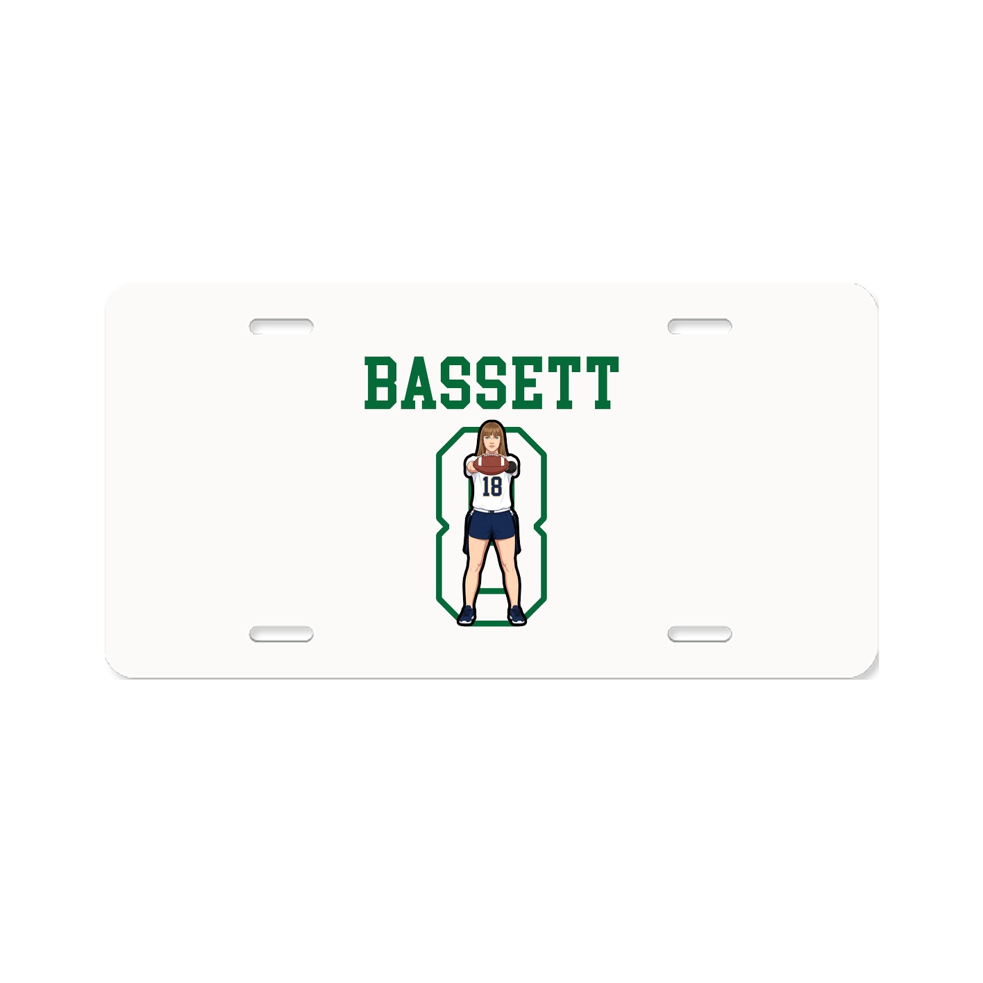License Plate — Shirsey in Classic