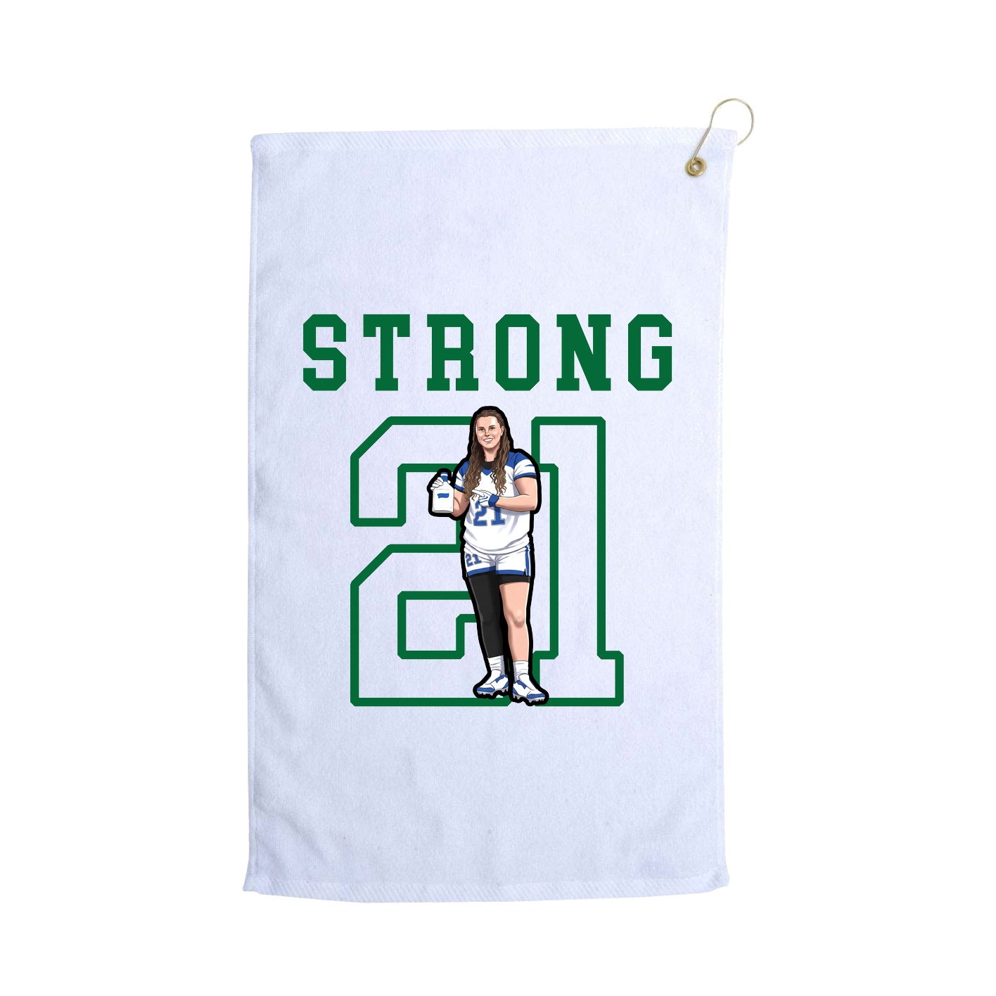 Golf Towel — Shirsey in White