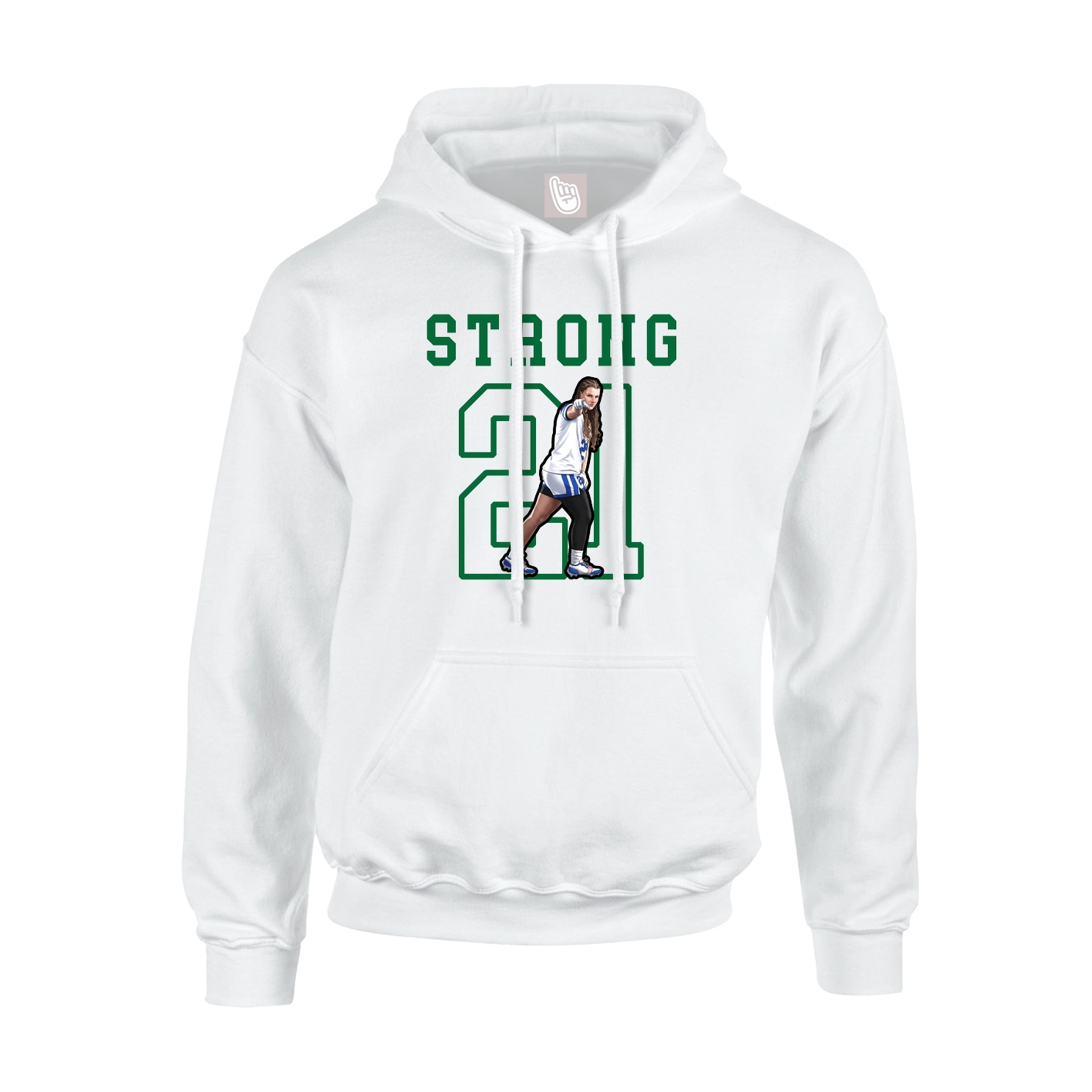 Youth Hoodie — Shirsey in White