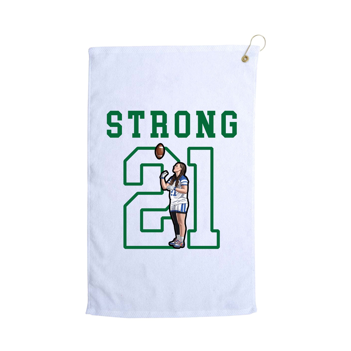 Golf Towel — Shirsey in White