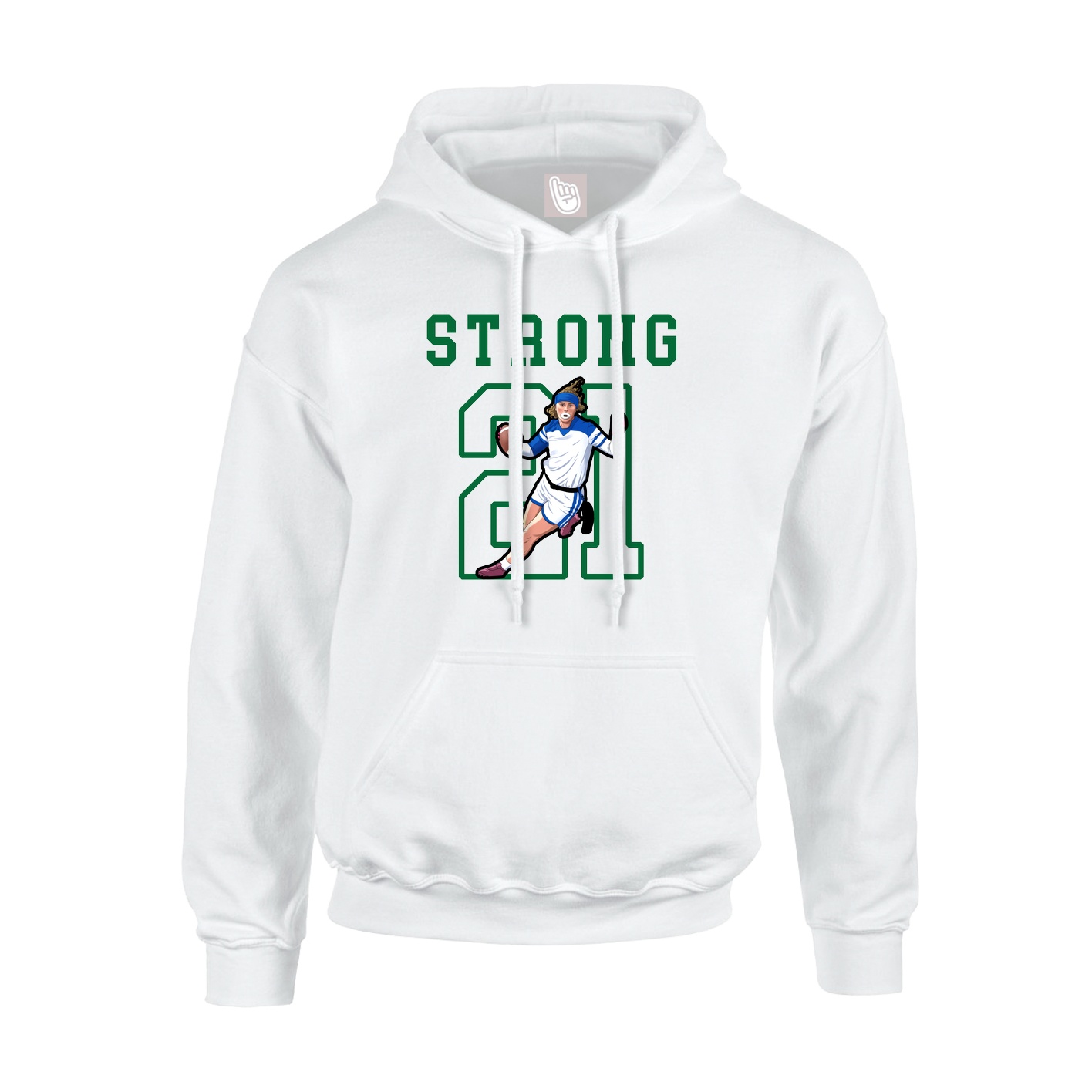 Hoodie — Shirsey in White