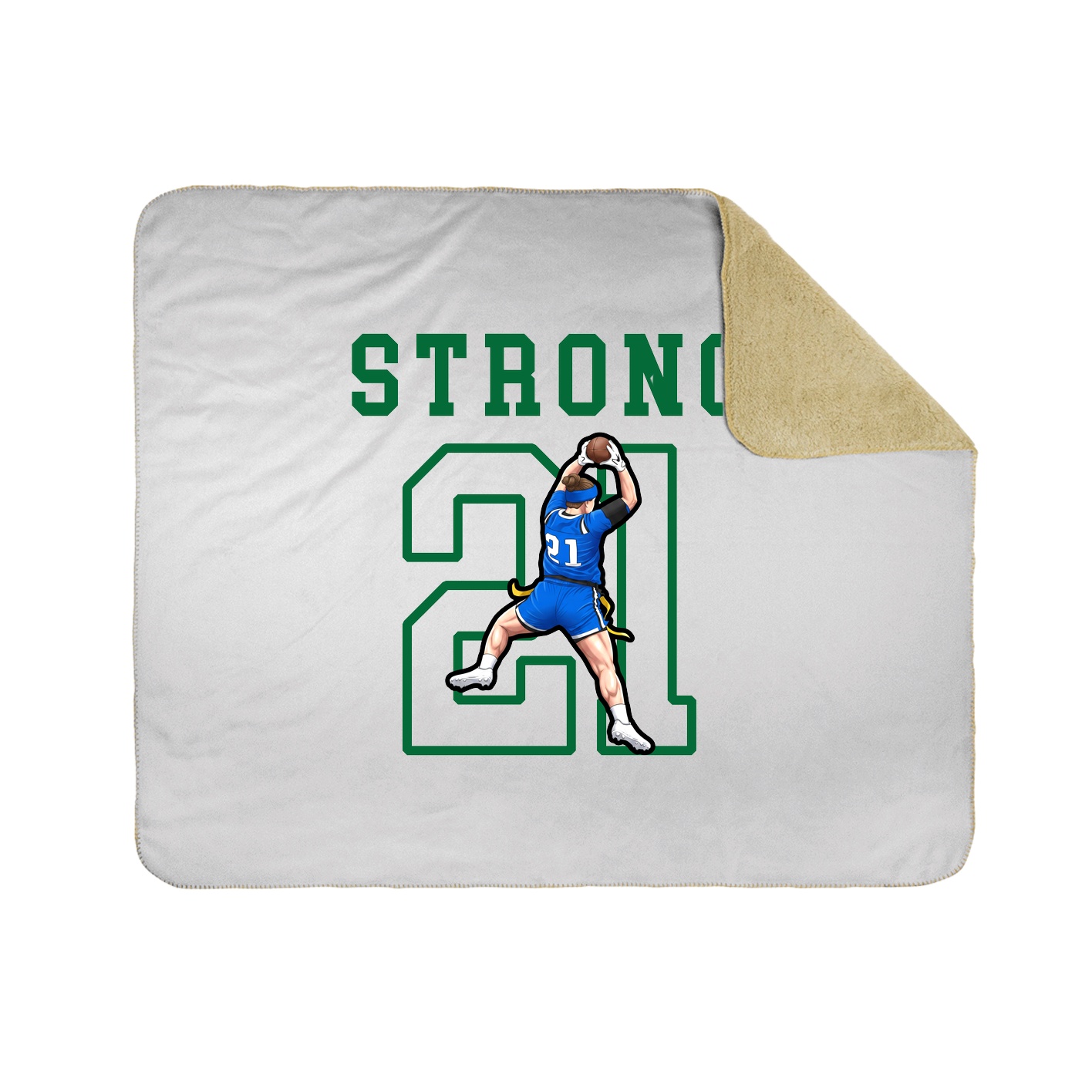 Throw Blanket — Shirsey in White