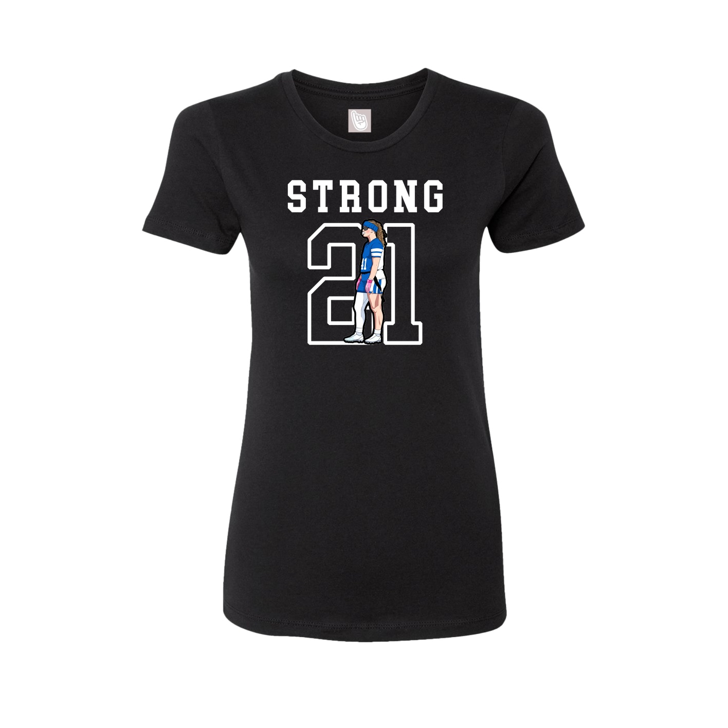 Fitted Women's Tee — Shirsey in Black