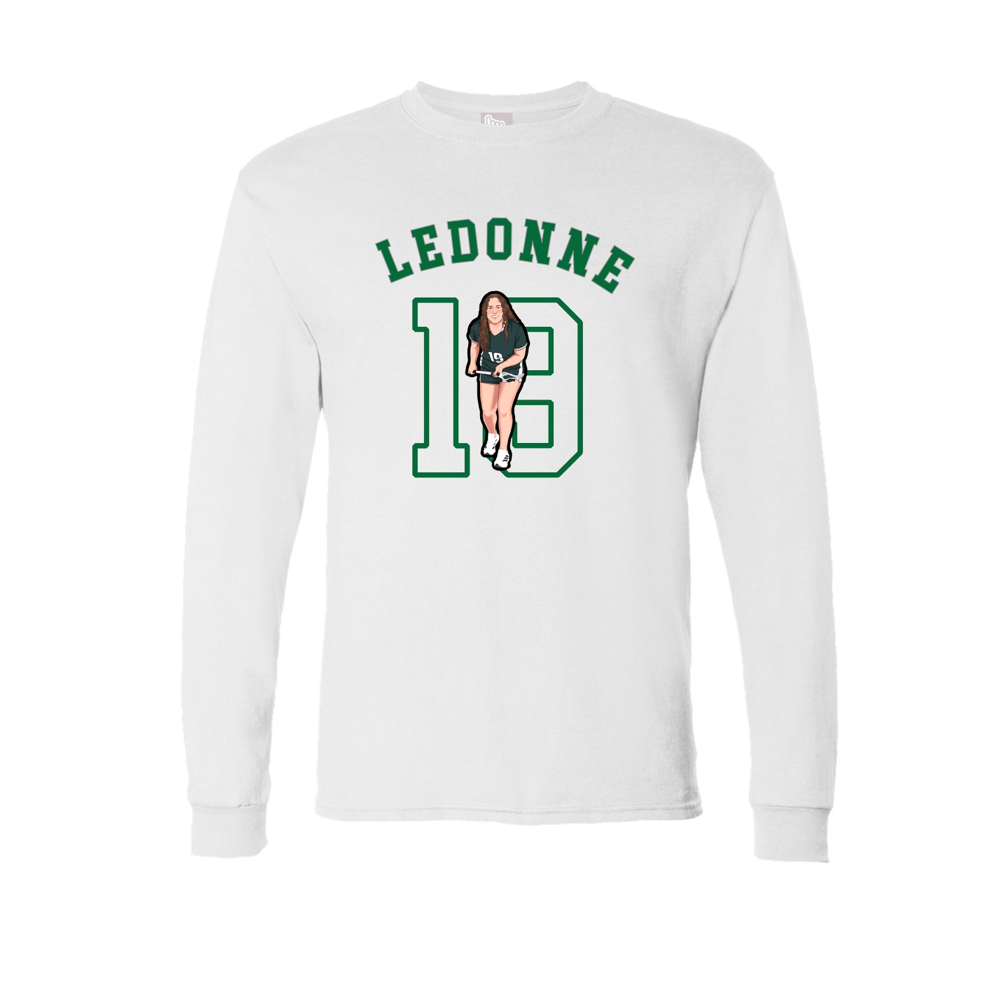 Long Sleeve Tee — Shirsey Arch in White