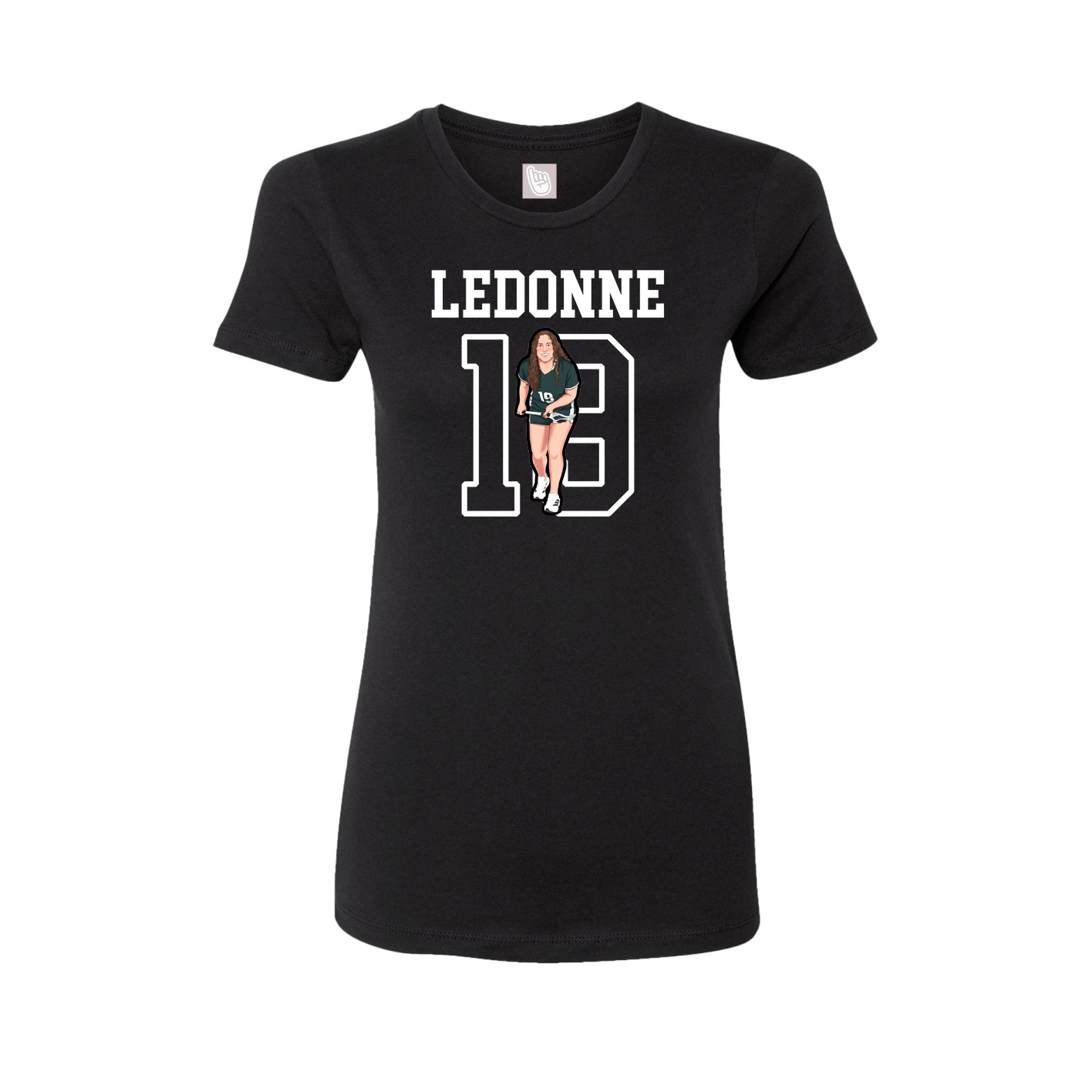 Fitted Women's Tee — Shirsey in Black