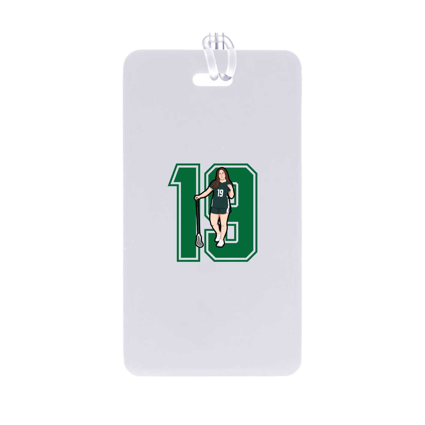 Bag Tag — Number in Classic