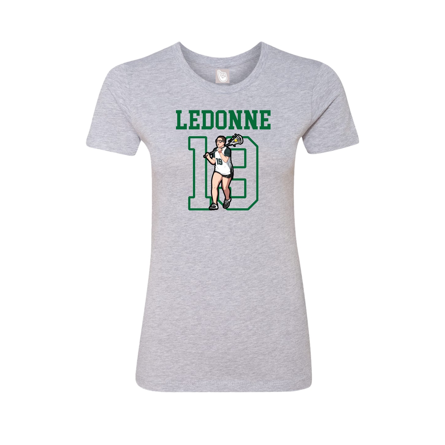 Fitted Women's Tee — Shirsey in Grey