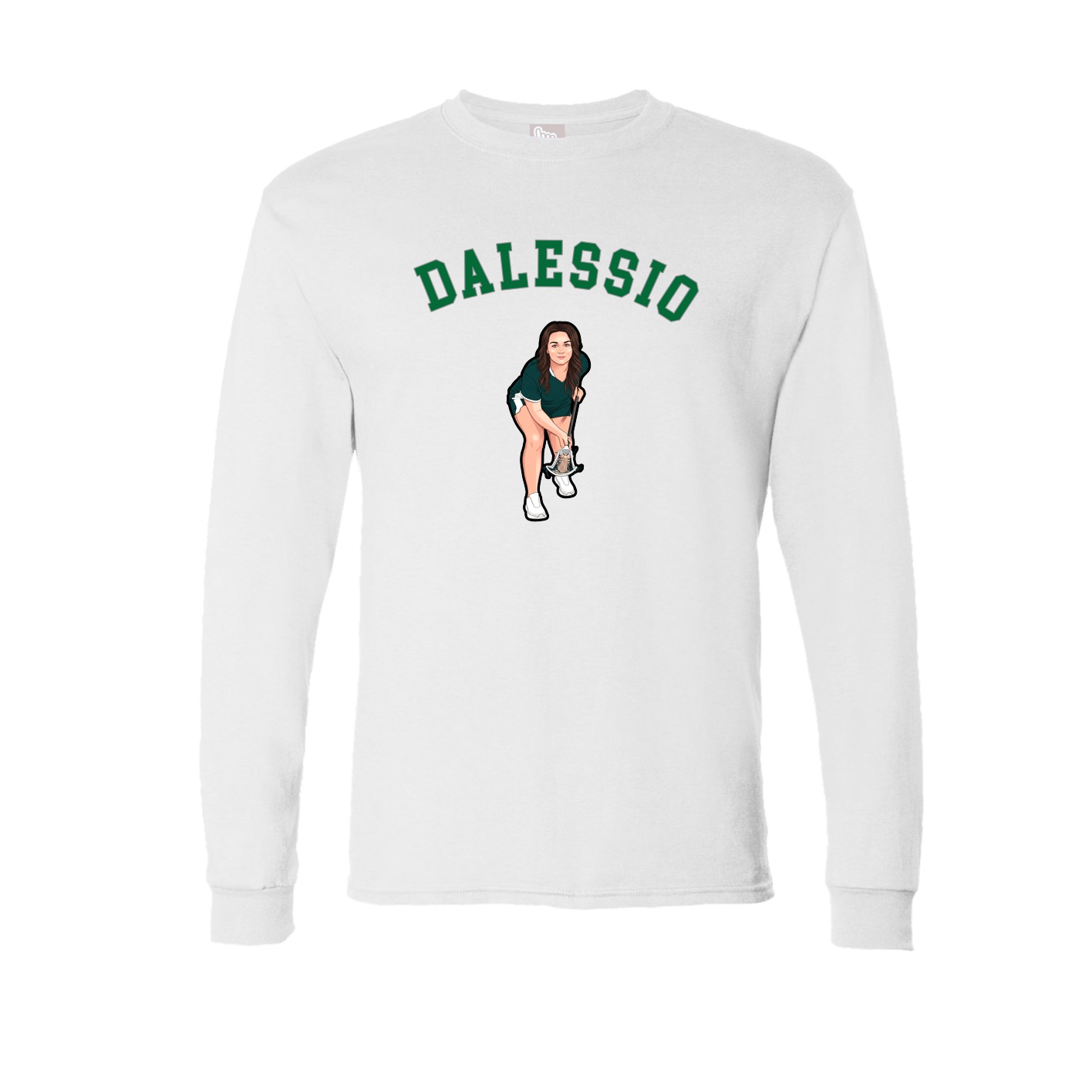Long Sleeve Tee — Shirsey Arch in White