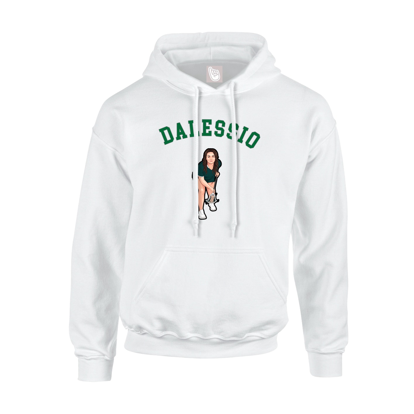 Hoodie — Shirsey Arch in White
