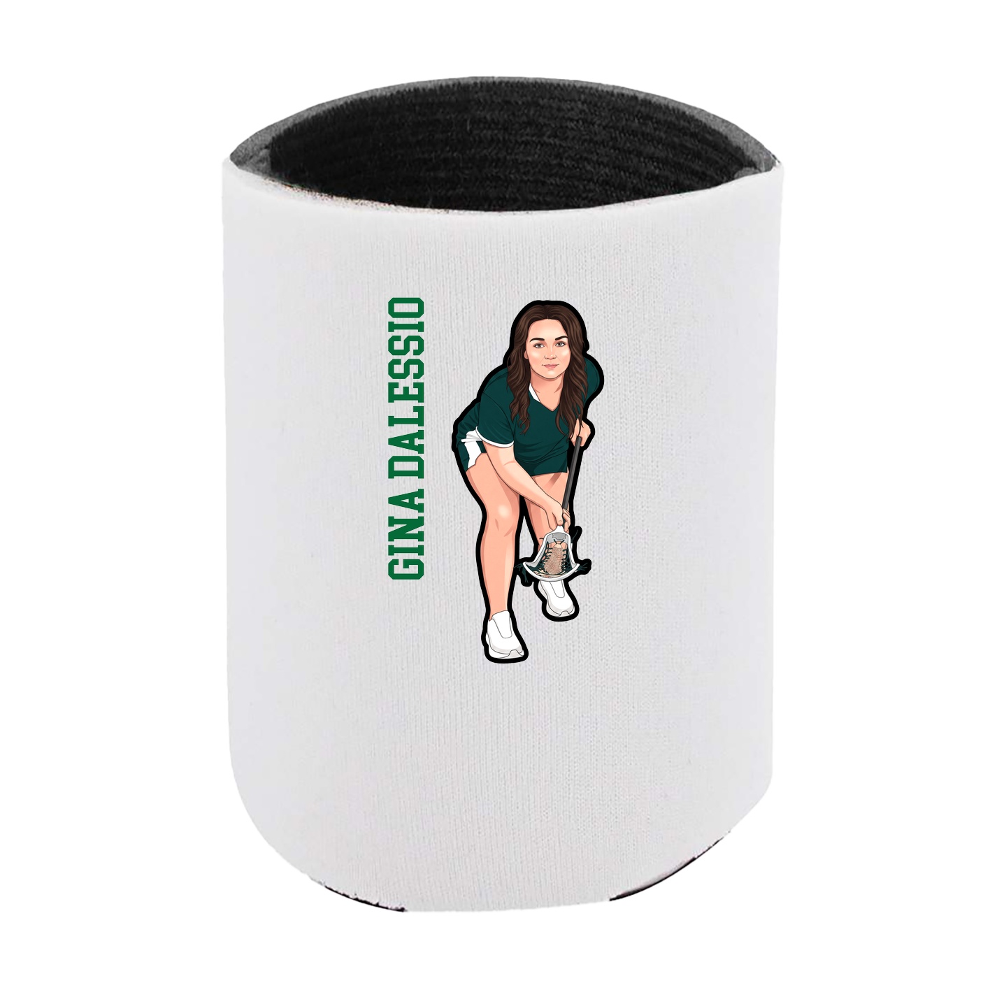 Can Holder — Name Vertical in White