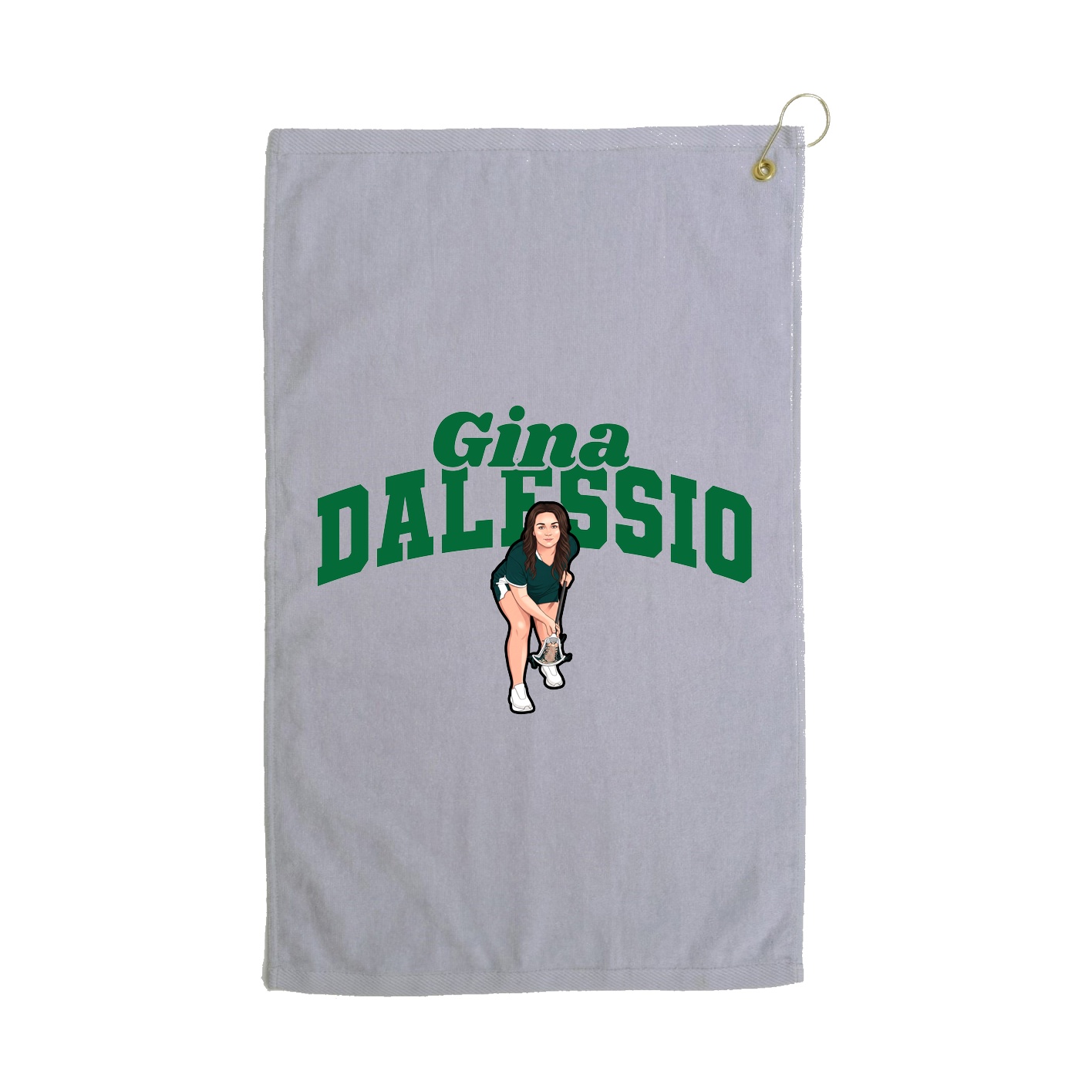 Golf Towel — Signature Arch in Grey