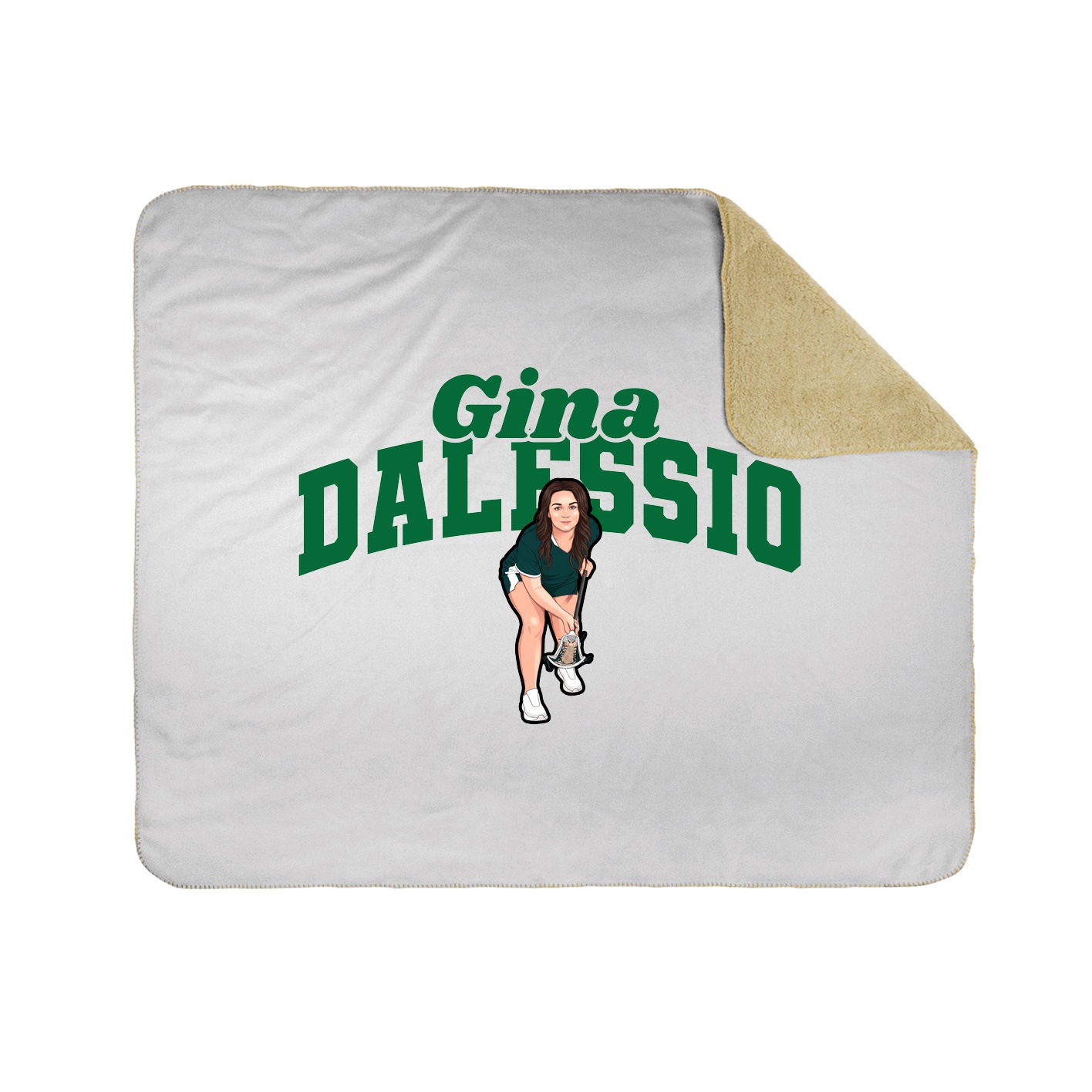 Throw Blanket — Signature Arch in White