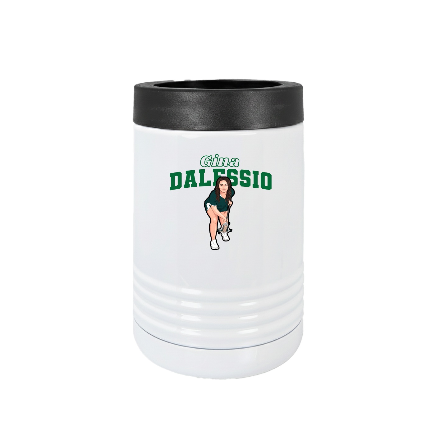 Beverage Holder — Name Arch in White