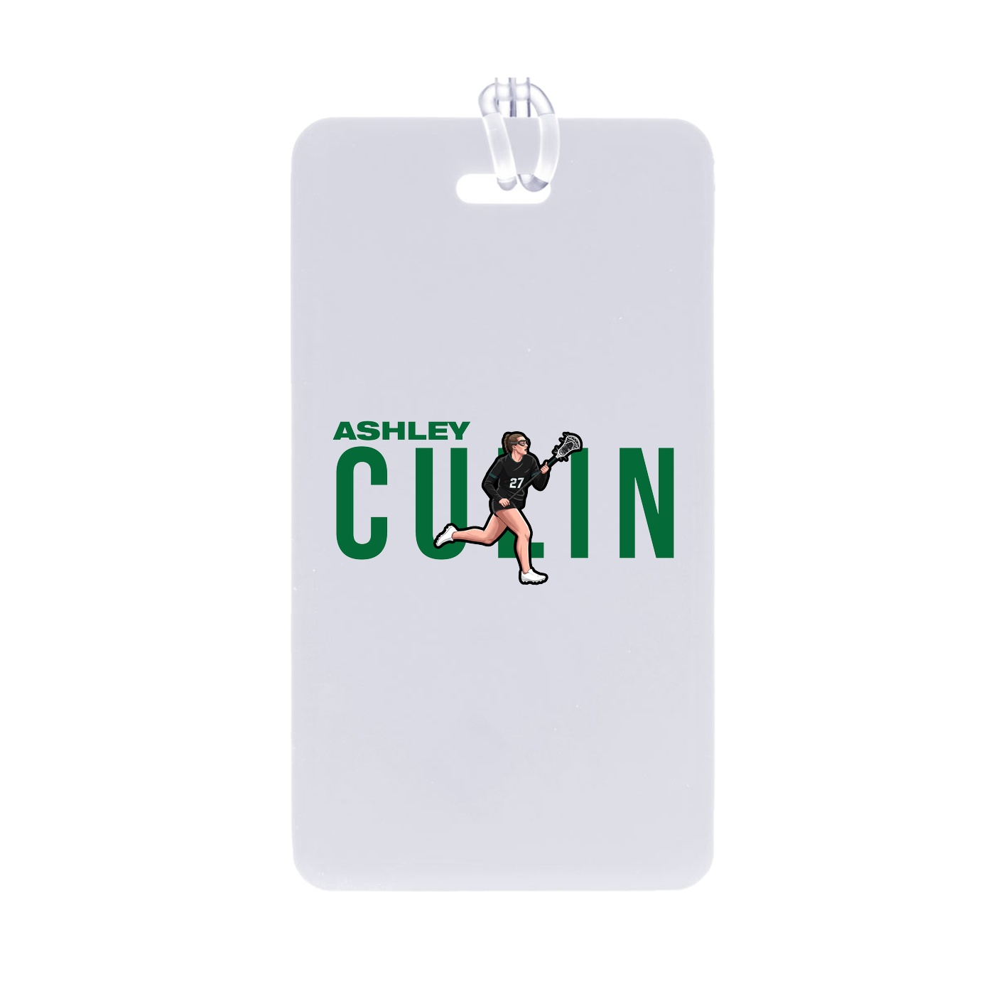 Bag Tag — Player Name in Classic