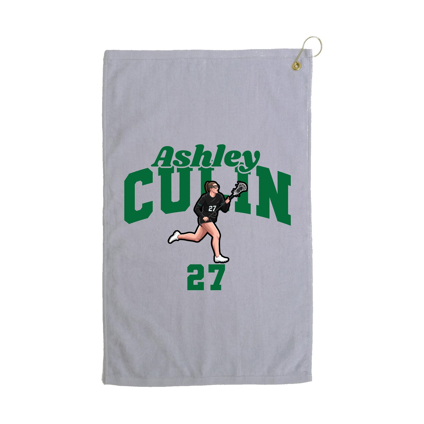 Golf Towel — Signature Arch in Grey