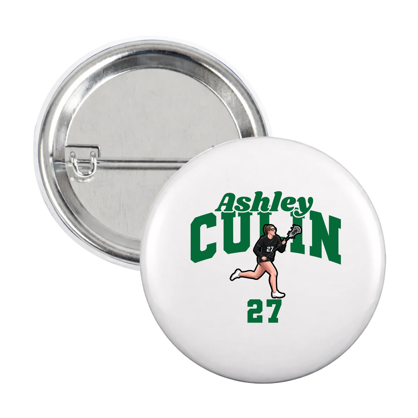 Game Day Button — Signature Arch in White