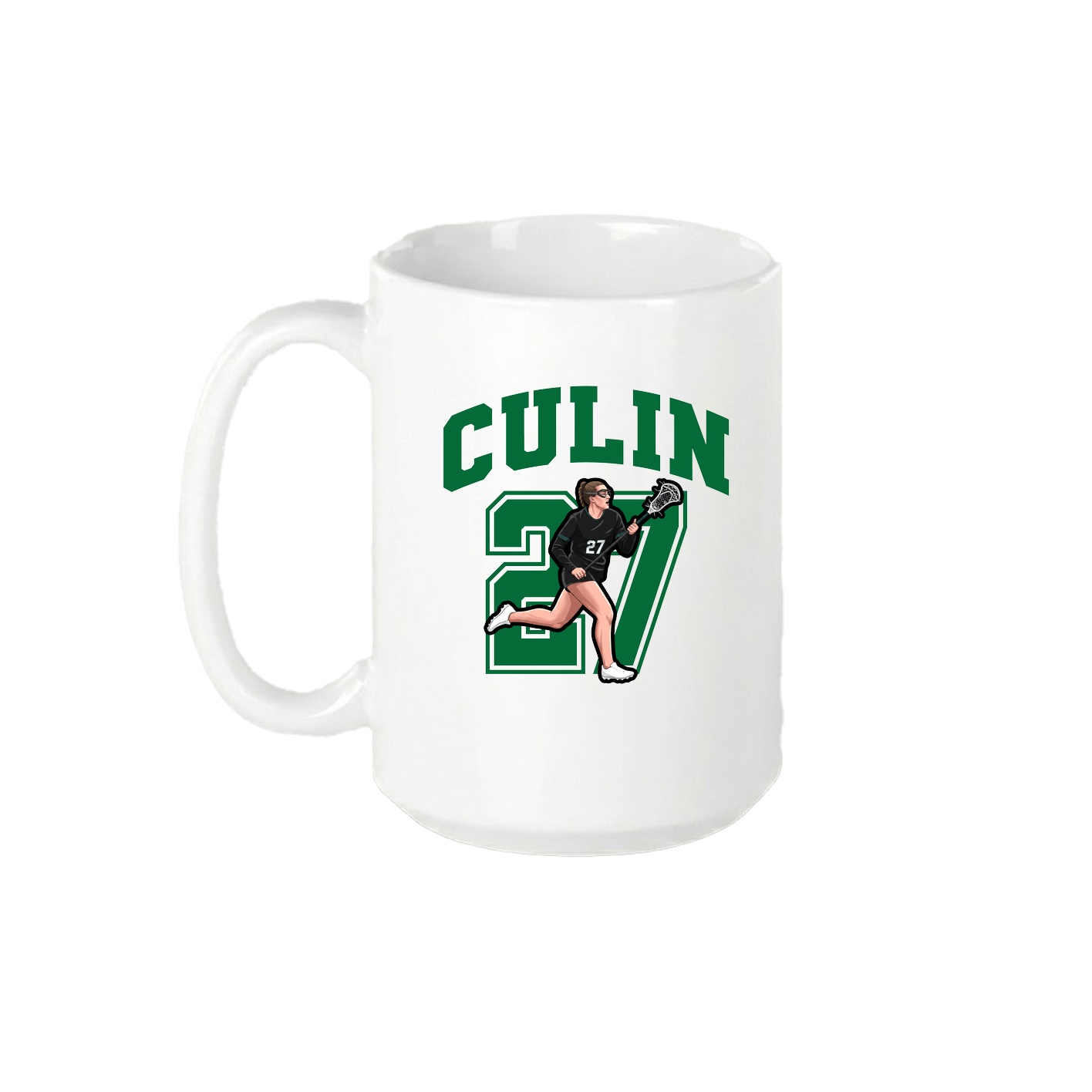 15oz Coffee Mug — Number in White